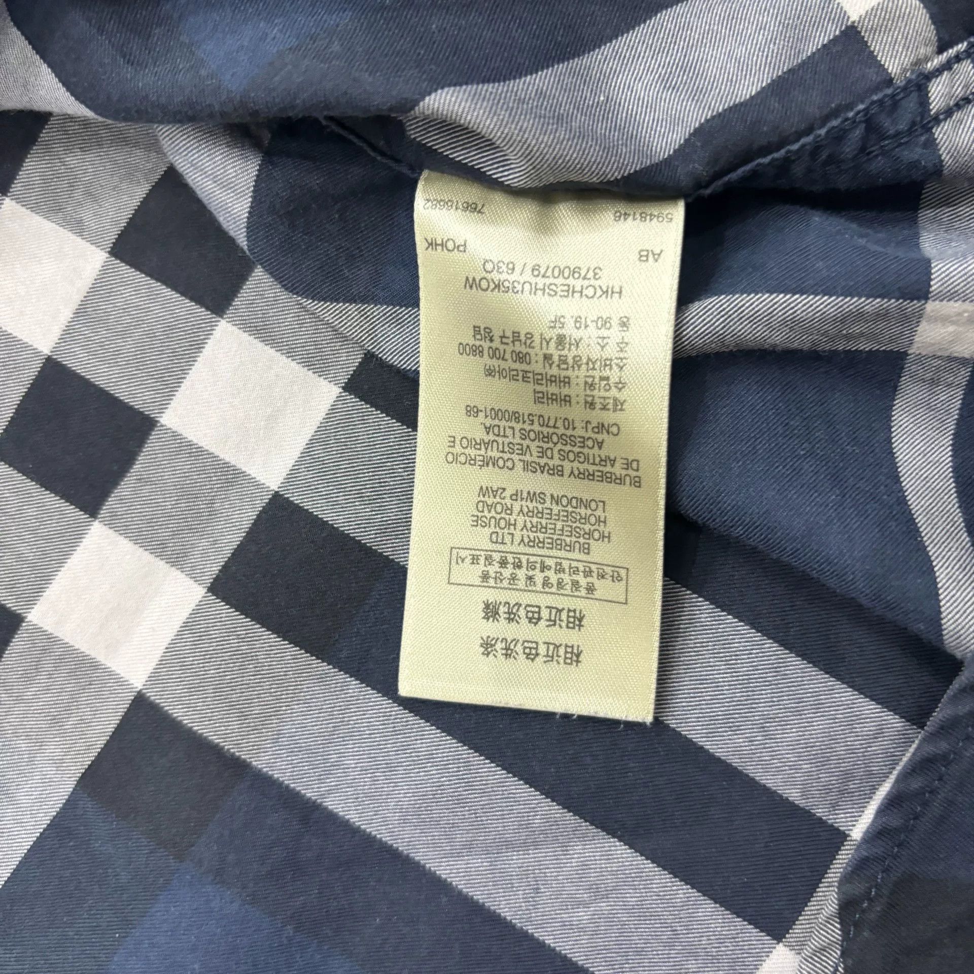 Burberry Burberry Brit Check Long Sleeve Shirt XXXL Size US XXL / EU 58 / 5 - 4 Thumbnail