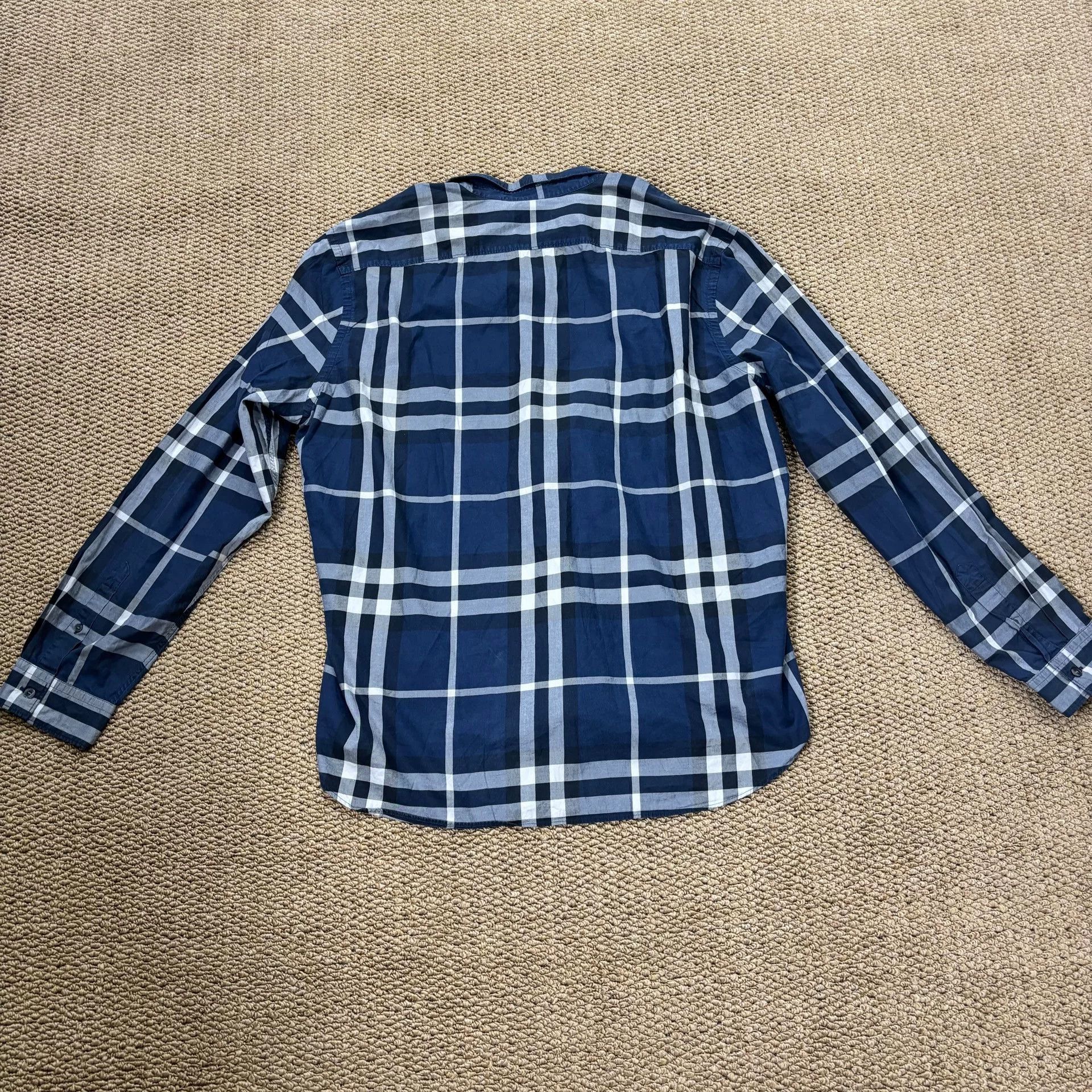 Burberry Burberry Brit Check Long Sleeve Shirt XXXL Size US XXL / EU 58 / 5 - 7 Thumbnail