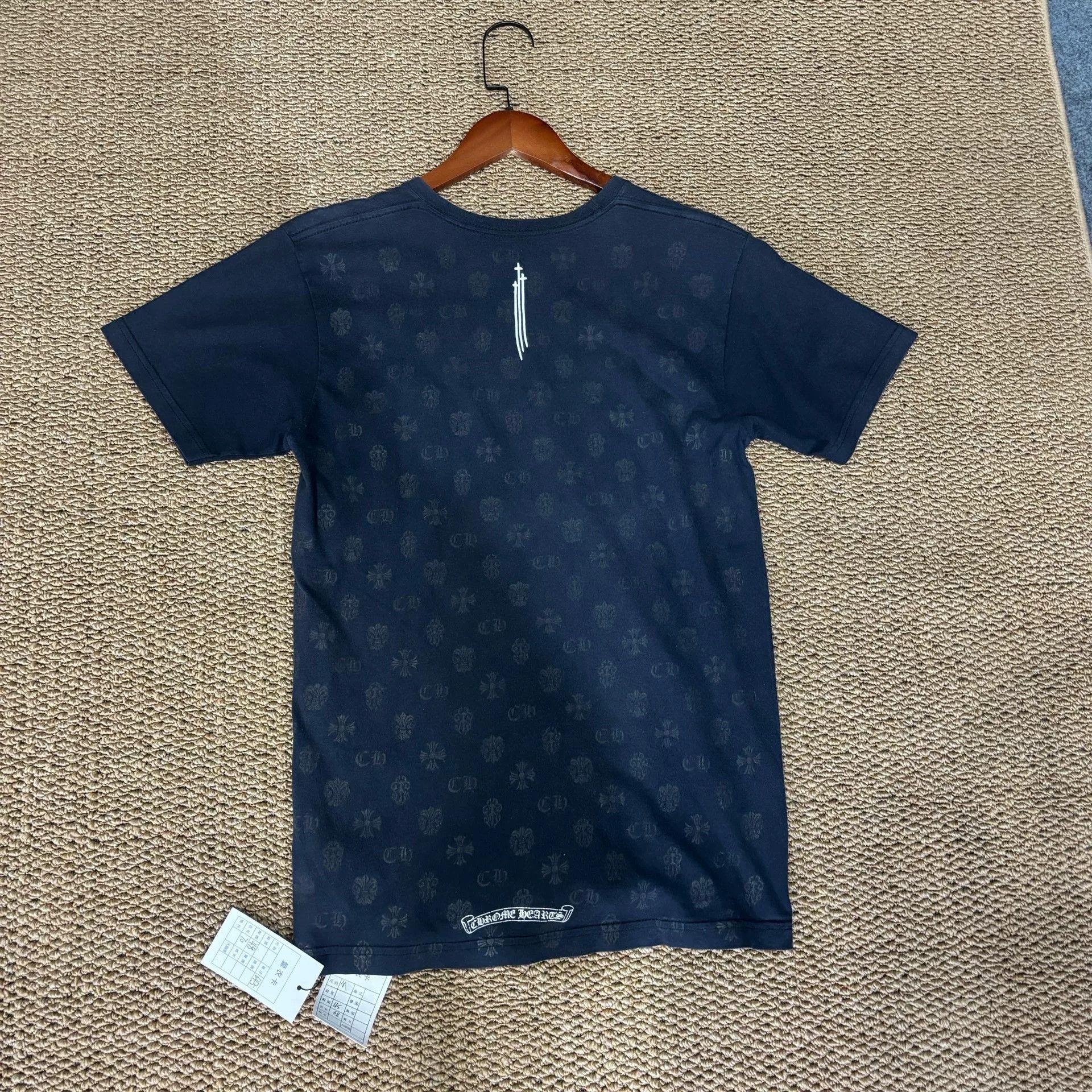 Chrome Hearts Chrome Hearts Monogram Back Print Pocket T-Shirt Size M Size US M / EU 48-50 / 2 - 8 Thumbnail