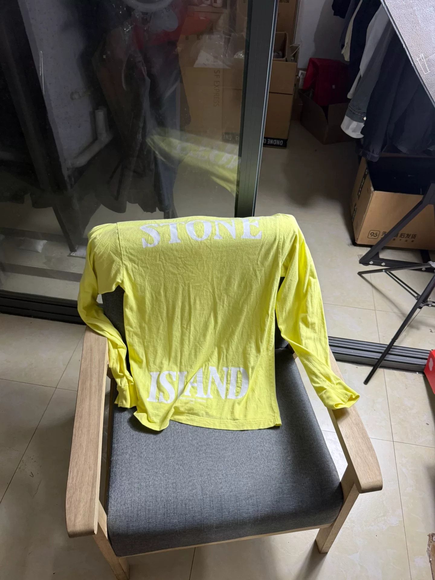 Stone Island Stone Island Back Graphic Long Sleeve T-Shirt US S Size US S / EU 44-46 / 1 - 6 Thumbnail