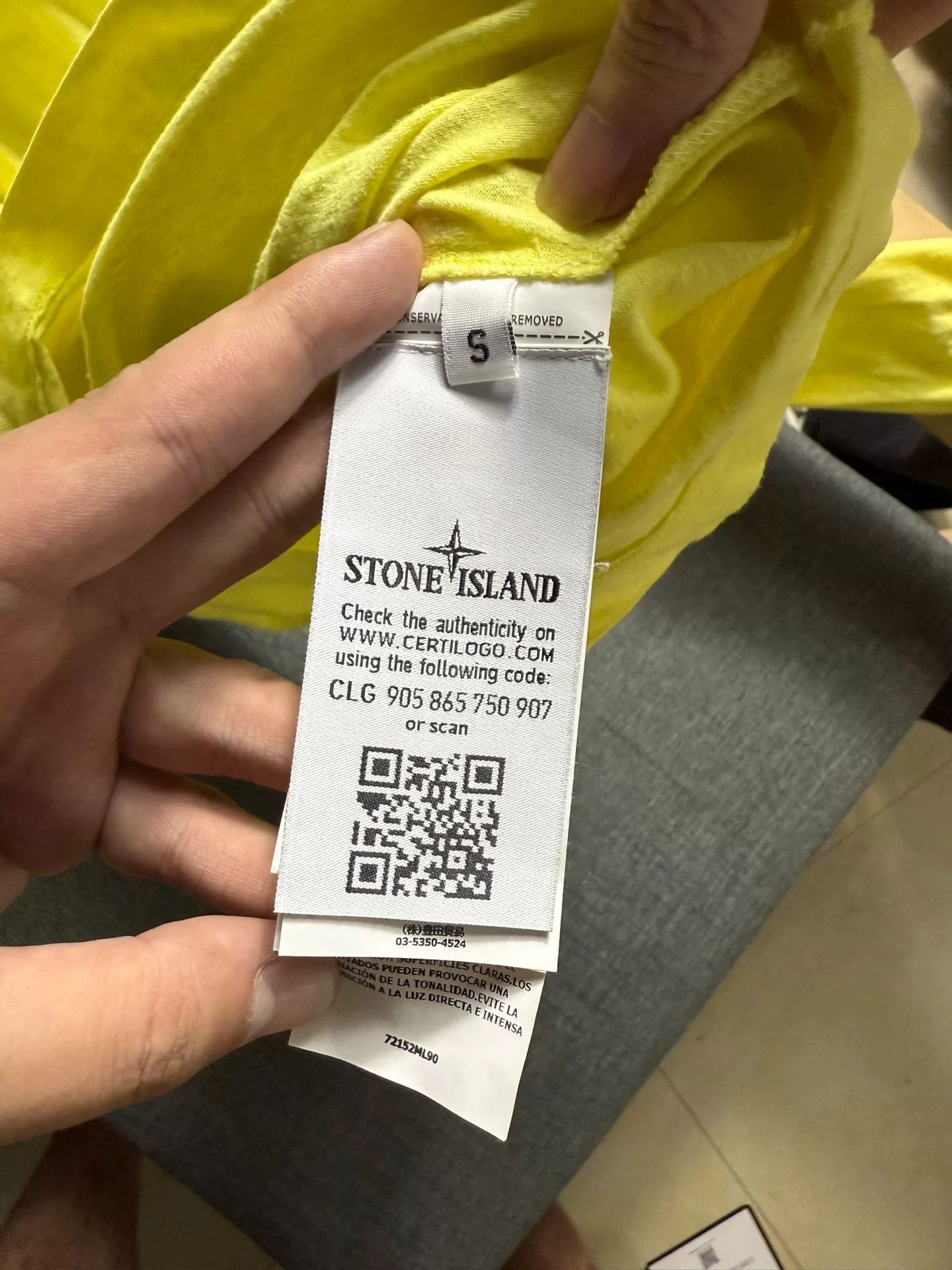 Stone Island Stone Island Back Graphic Long Sleeve T-Shirt US S Size US S / EU 44-46 / 1 - 4 Thumbnail