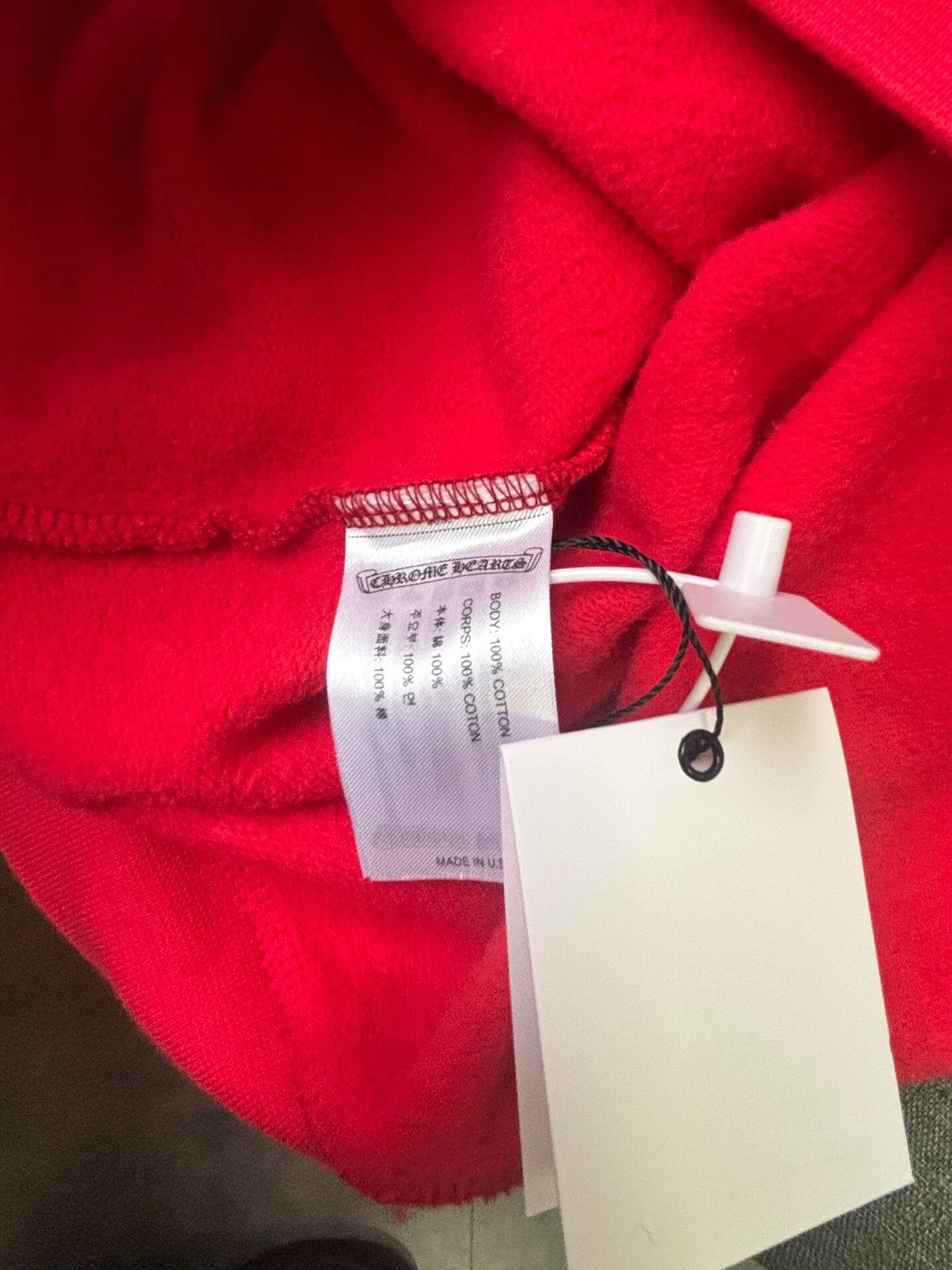 Chrome Hearts Chrome Hearts Red Sanskrit Scroll Hoodie S Size US S / EU 44-46 / 1 - 6 Thumbnail