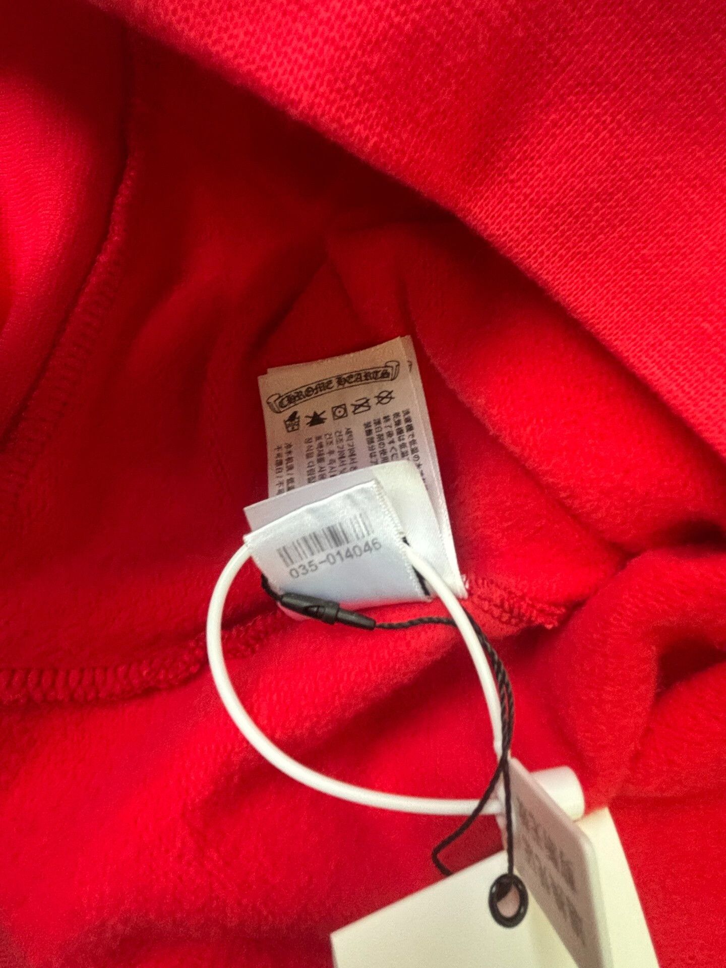 Chrome Hearts Chrome Hearts Red Sanskrit Scroll Hoodie S Size US S / EU 44-46 / 1 - 5 Thumbnail
