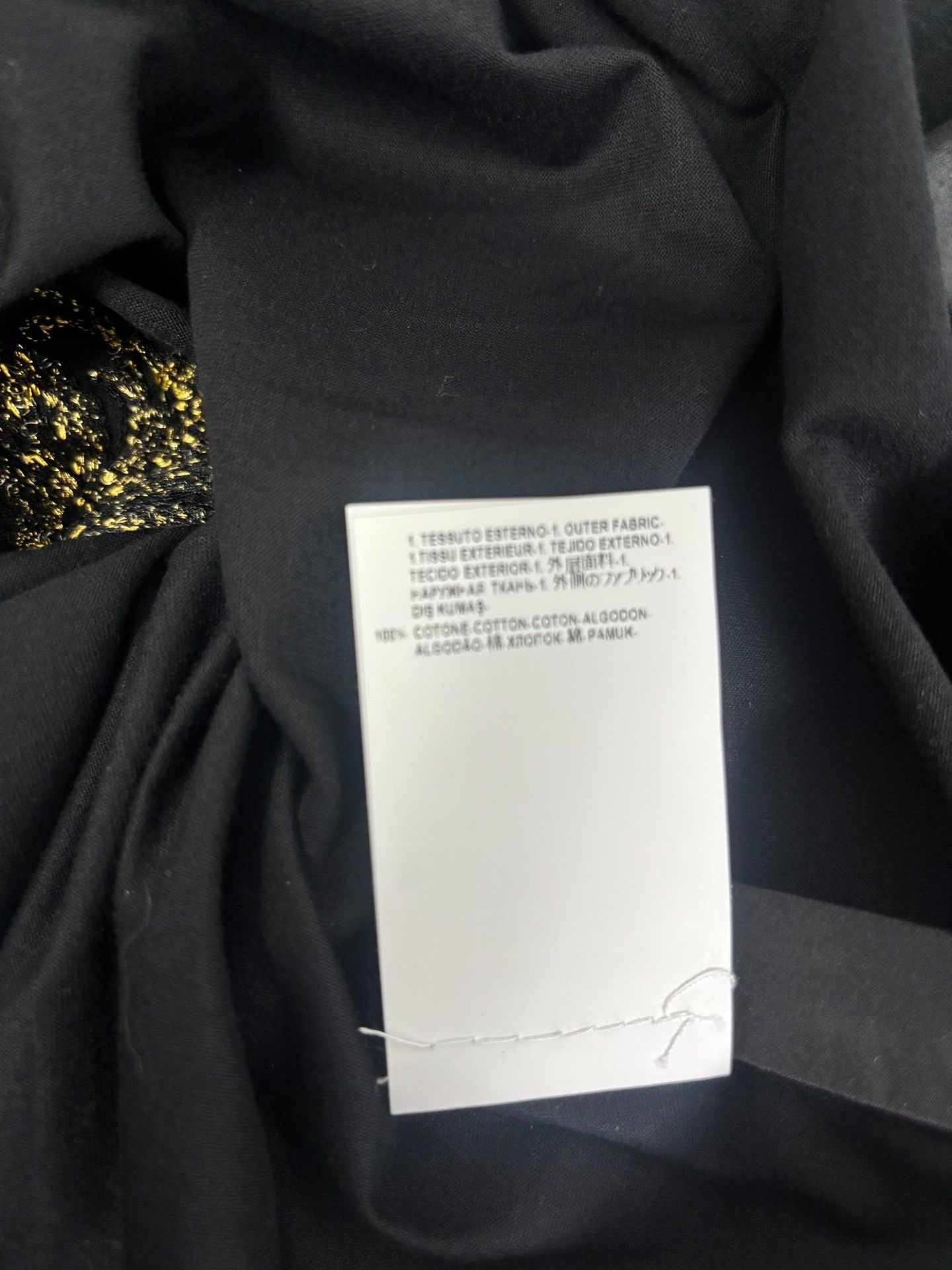 Versace Versace Medusa Gold Embroidery T-Shirt US S Size US S / EU 44-46 / 1 - 6 Thumbnail