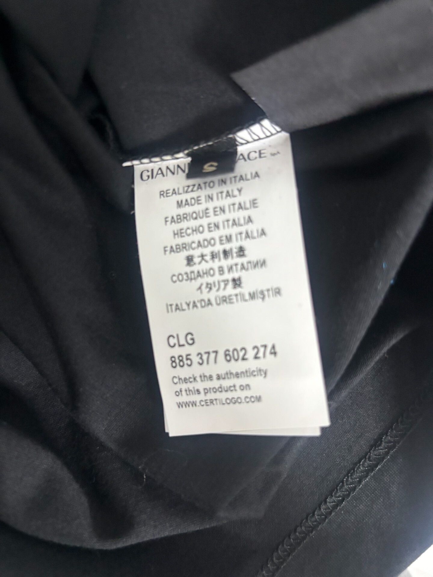 Versace Versace Medusa Gold Embroidery T-Shirt US S Size US S / EU 44-46 / 1 - 5 Thumbnail