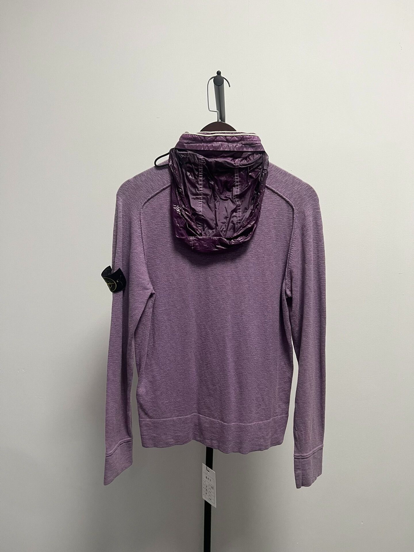 Stone Island Stone Island Nylon Trimmed Zip Hoodie Purple S Size US S / EU 44-46 / 1 - 3 Thumbnail