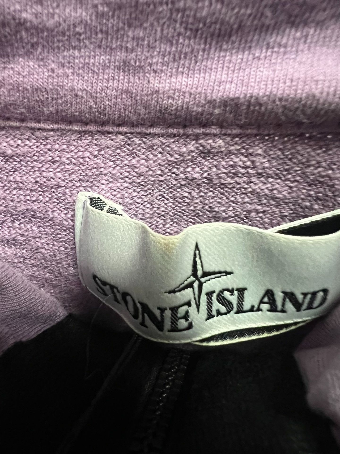 Stone Island Stone Island Nylon Trimmed Zip Hoodie Purple S Size US S / EU 44-46 / 1 - 4 Thumbnail