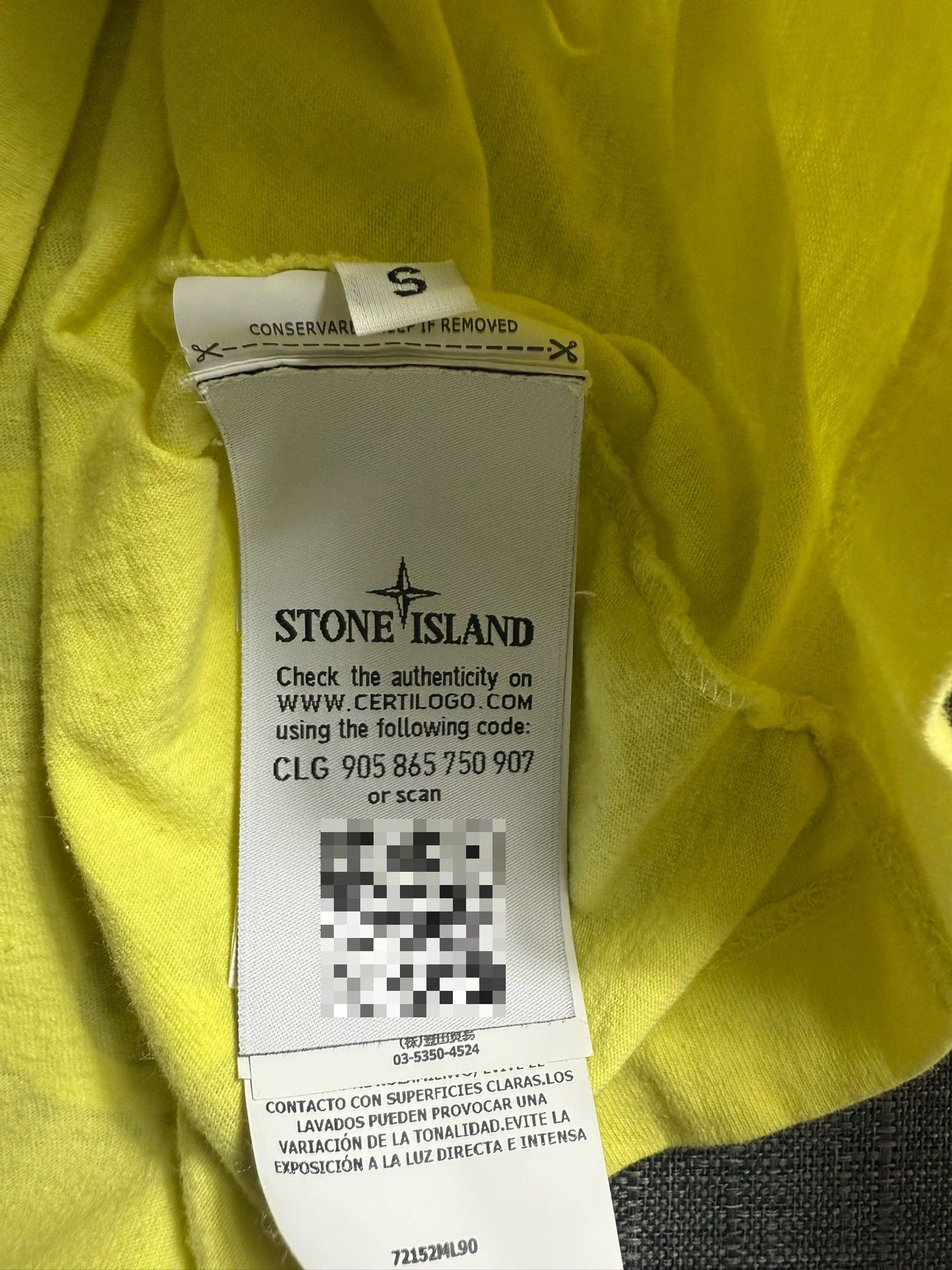 Stone Island Stone Island Back Logo Long Sleeve T-Shirt Size S Size US S / EU 44-46 / 1 - 5 Thumbnail