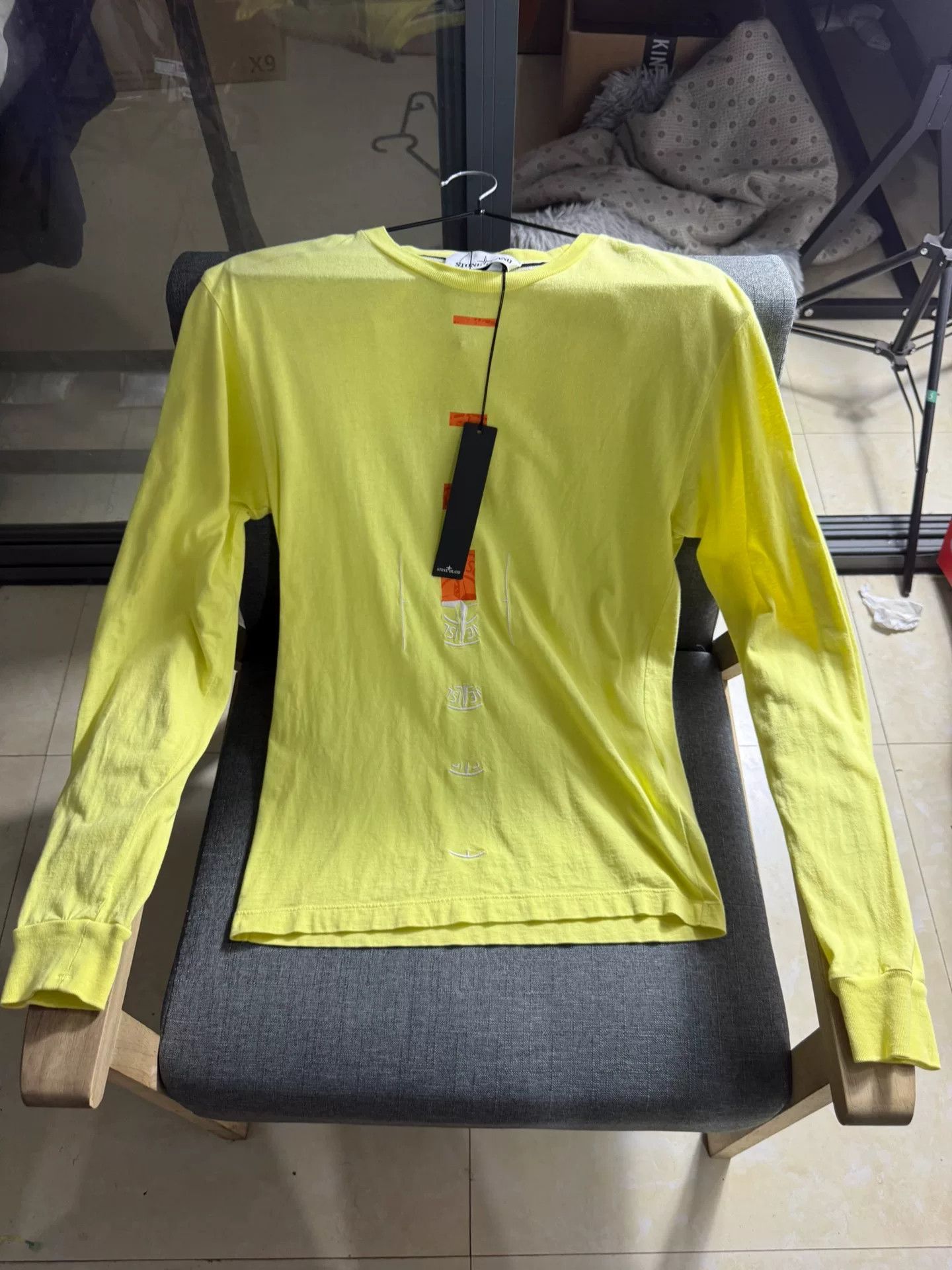 Stone Island Stone Island Back Logo Long Sleeve T-Shirt Size S Size US S / EU 44-46 / 1 - 2 Thumbnail