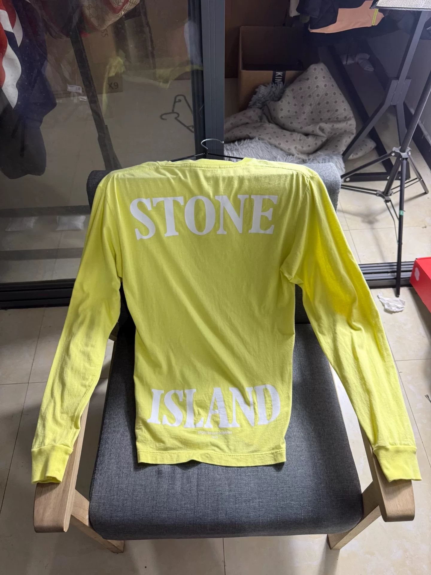 Stone Island Stone Island Back Logo Long Sleeve T-Shirt Size S Size US S / EU 44-46 / 1 - 6 Thumbnail