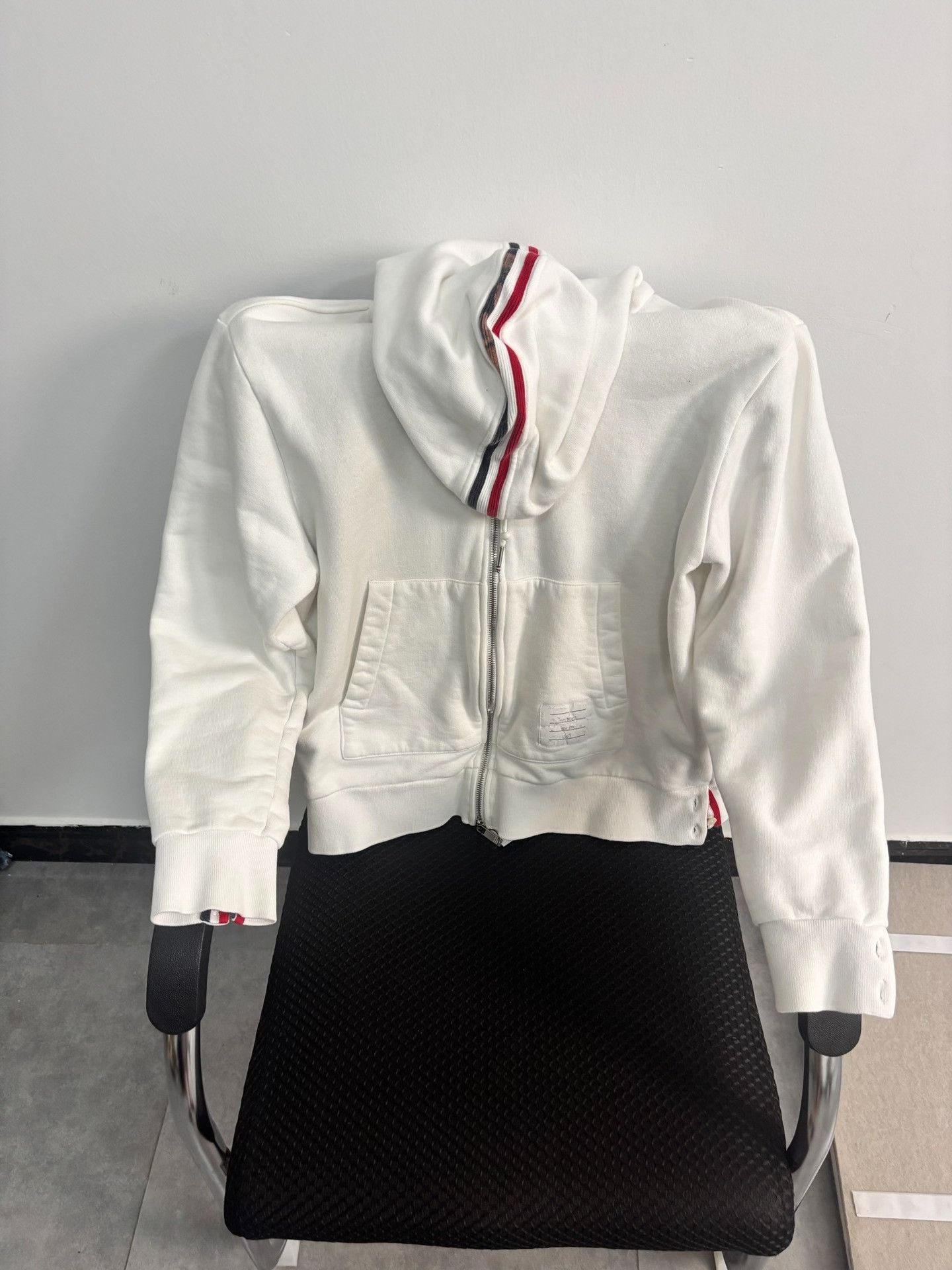 Thom Browne Thom Browne Stripe Zip Hoodie Size 2 Size US M / EU 48-50 / 2 - 2 Thumbnail