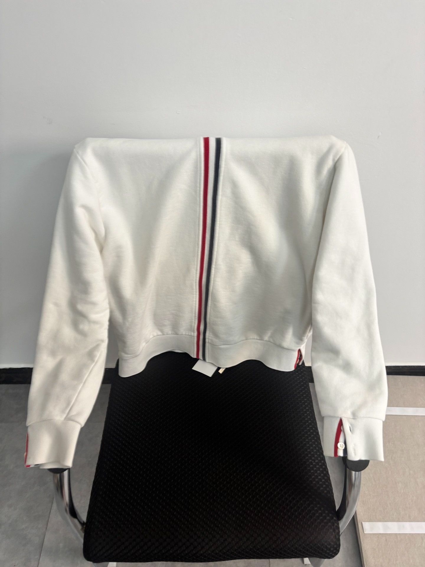 Thom Browne Thom Browne Stripe Zip Hoodie Size 2 Size US M / EU 48-50 / 2 - 3 Thumbnail