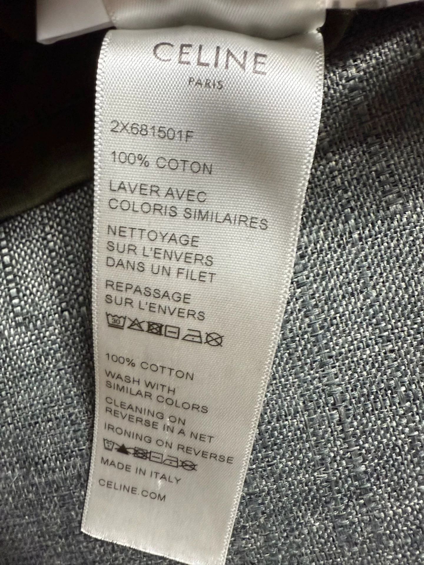 Celine Celine Logo Short Sleeve T-Shirt Size M Size US M / EU 48-50 / 2 - 4 Thumbnail