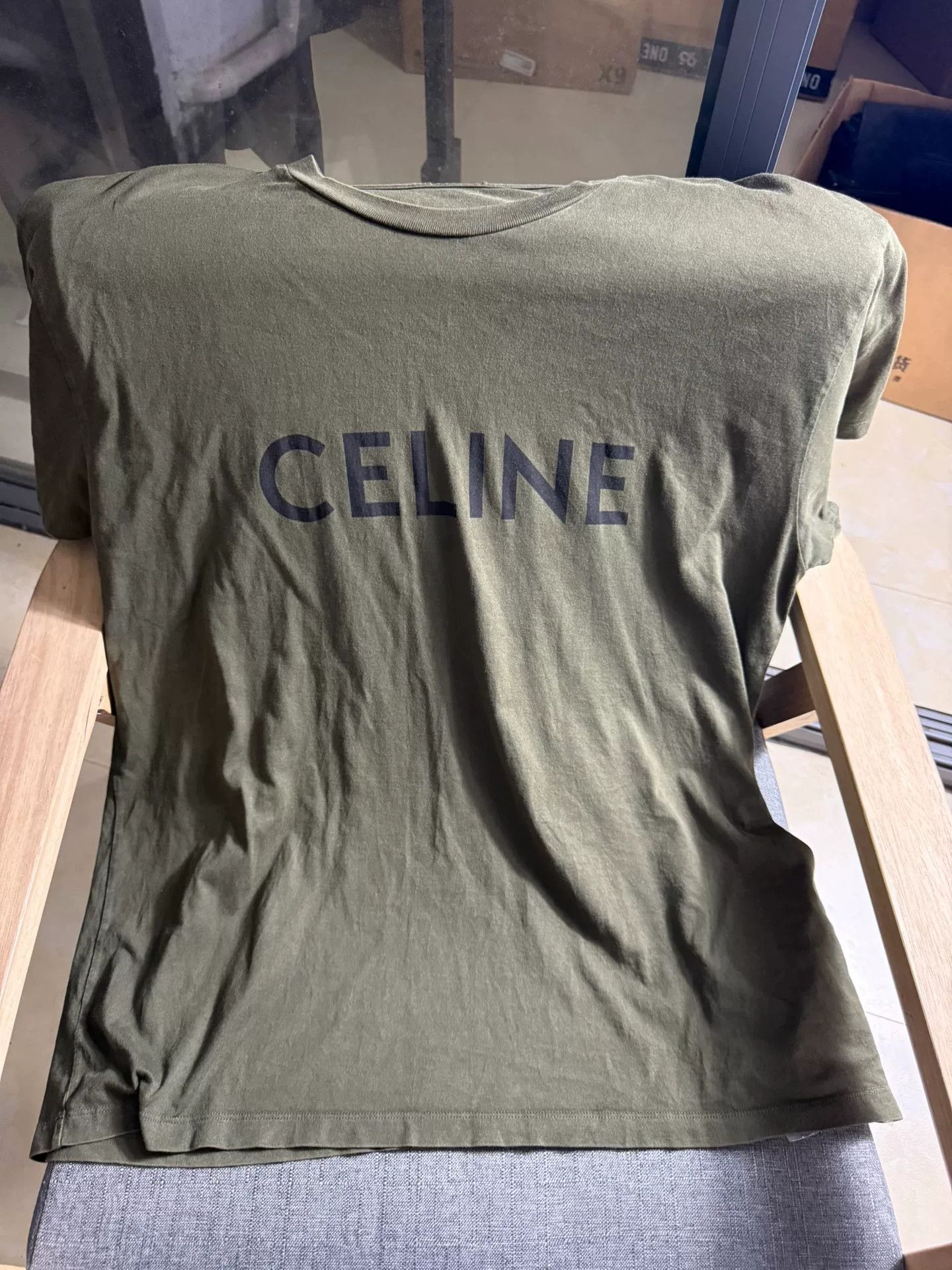 Celine Celine Logo Short Sleeve T-Shirt Size M Size US M / EU 48-50 / 2 - 2 Thumbnail