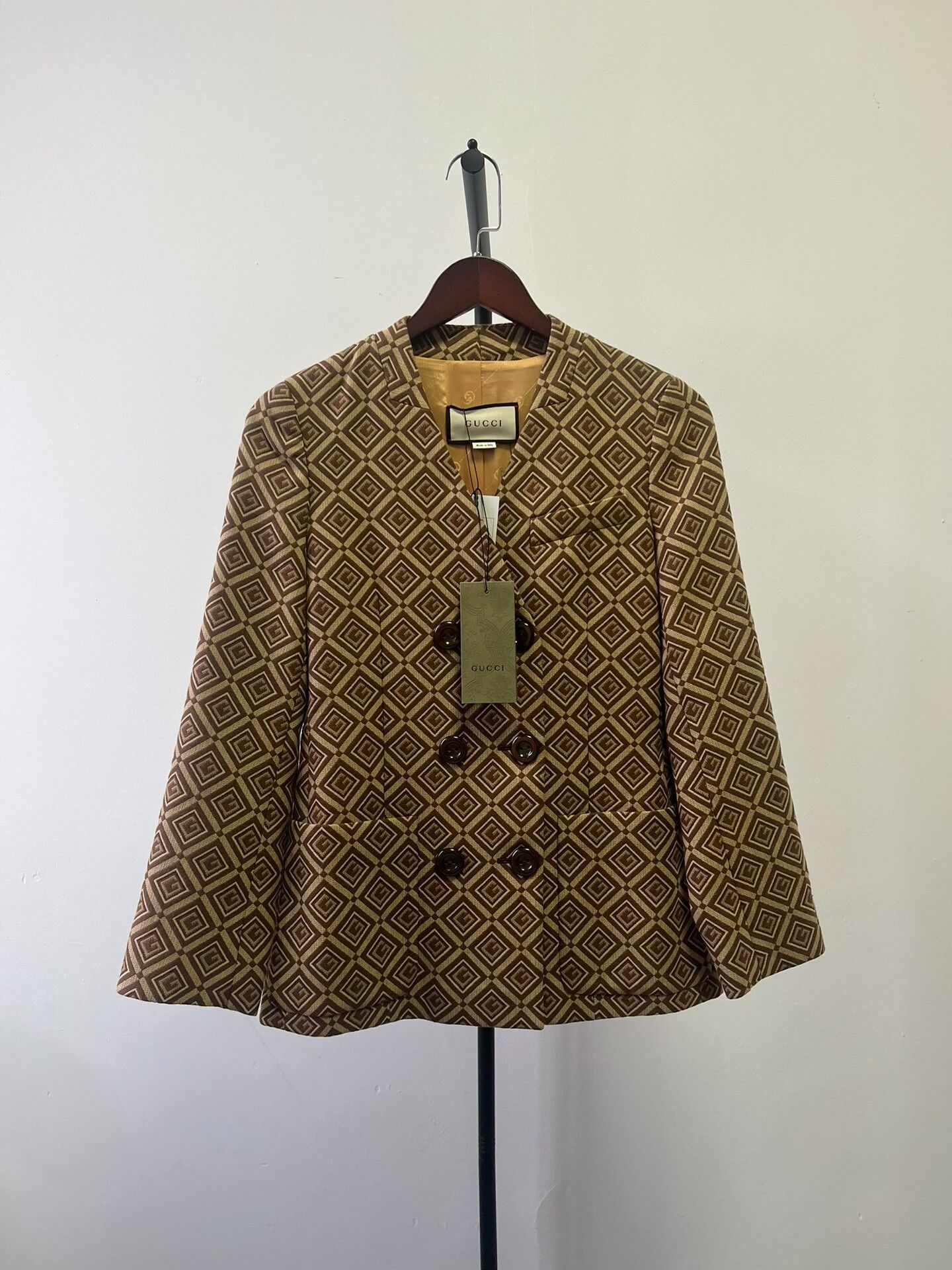 Gucci Gucci Geometric G Logo Double Breasted Blazer IT 36 Size XS / US 0-2 / IT 36-38 - 2 Thumbnail