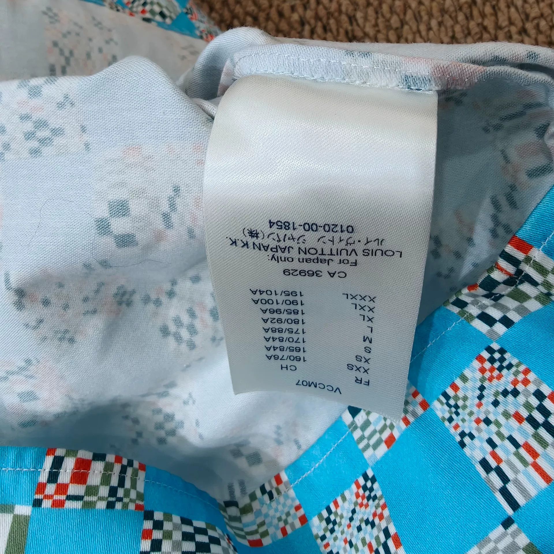 Louis Vuitton Louis Vuitton Check Short Sleeve Shirt XS Size US XS / EU 42 / 0 - 5 Thumbnail