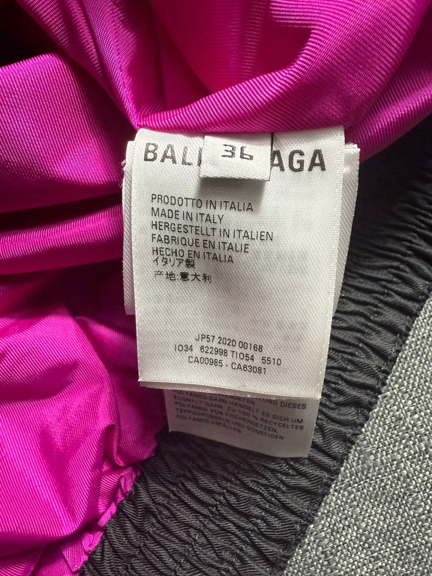 Balenciaga Balenciaga Pink Colorblock Track Jacket 36 Size XS / US 0-2 / IT 36-38 - 5 Thumbnail