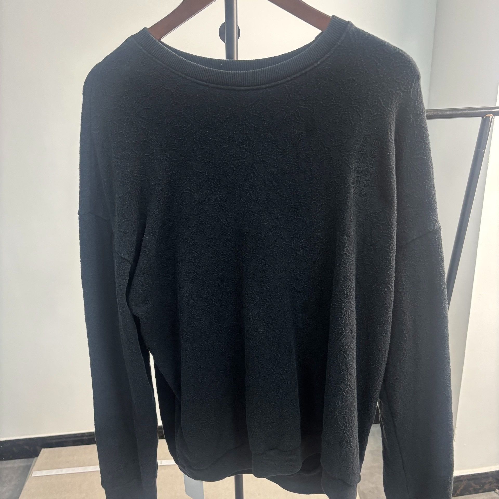 Chrome Hearts Chrome Hearts Tonal Pattern Cotton Sweatshirt Size 38 Size US S / EU 44-46 / 1 - 2 Thumbnail