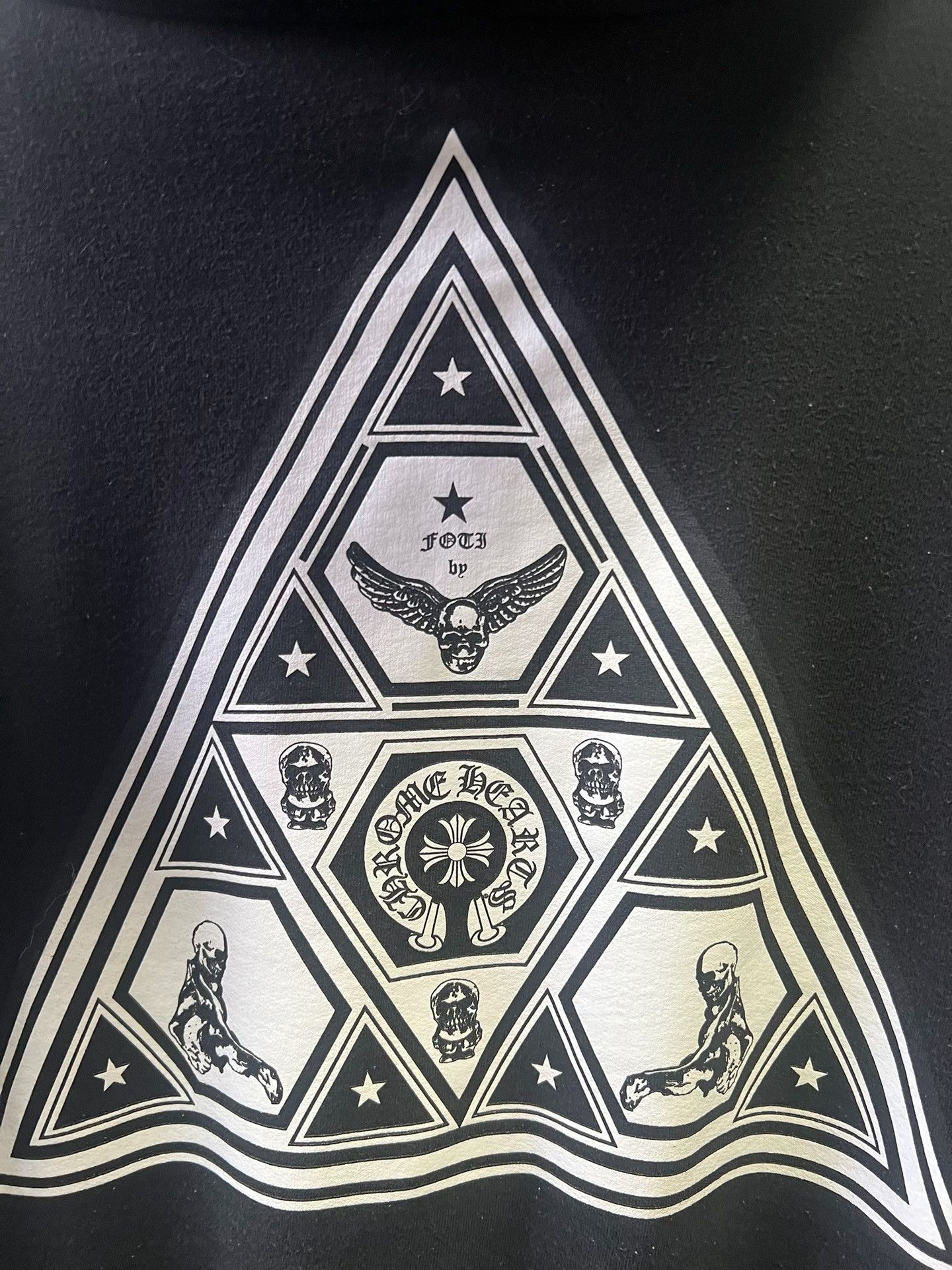 Chrome Hearts Chrome Hearts Foti Print Zip Hoodie XS Size US XS / EU 42 / 0 - 8 Thumbnail