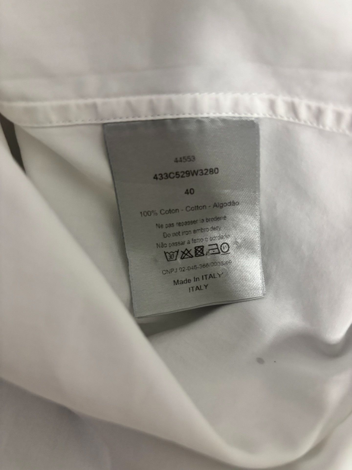 Dior Dior Bee Embroidered Long Sleeve Shirt 40 Size US M / EU 48-50 / 2 - 5 Thumbnail