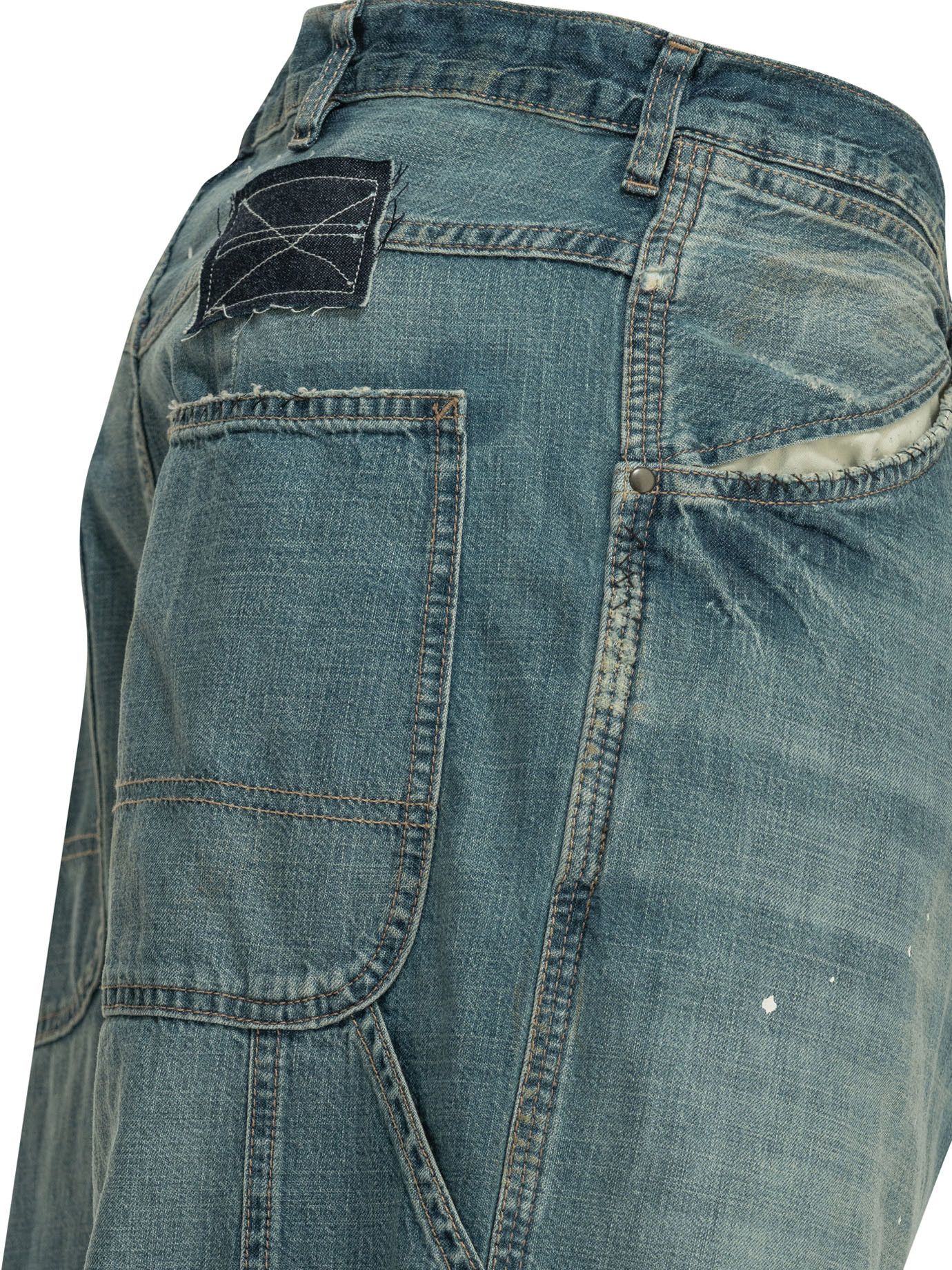Maison Margiela Maison Margiela Wide Leg Jeans tag size 50 Men - USA Duties Paid Size US 34 / EU 50 - 4 Thumbnail