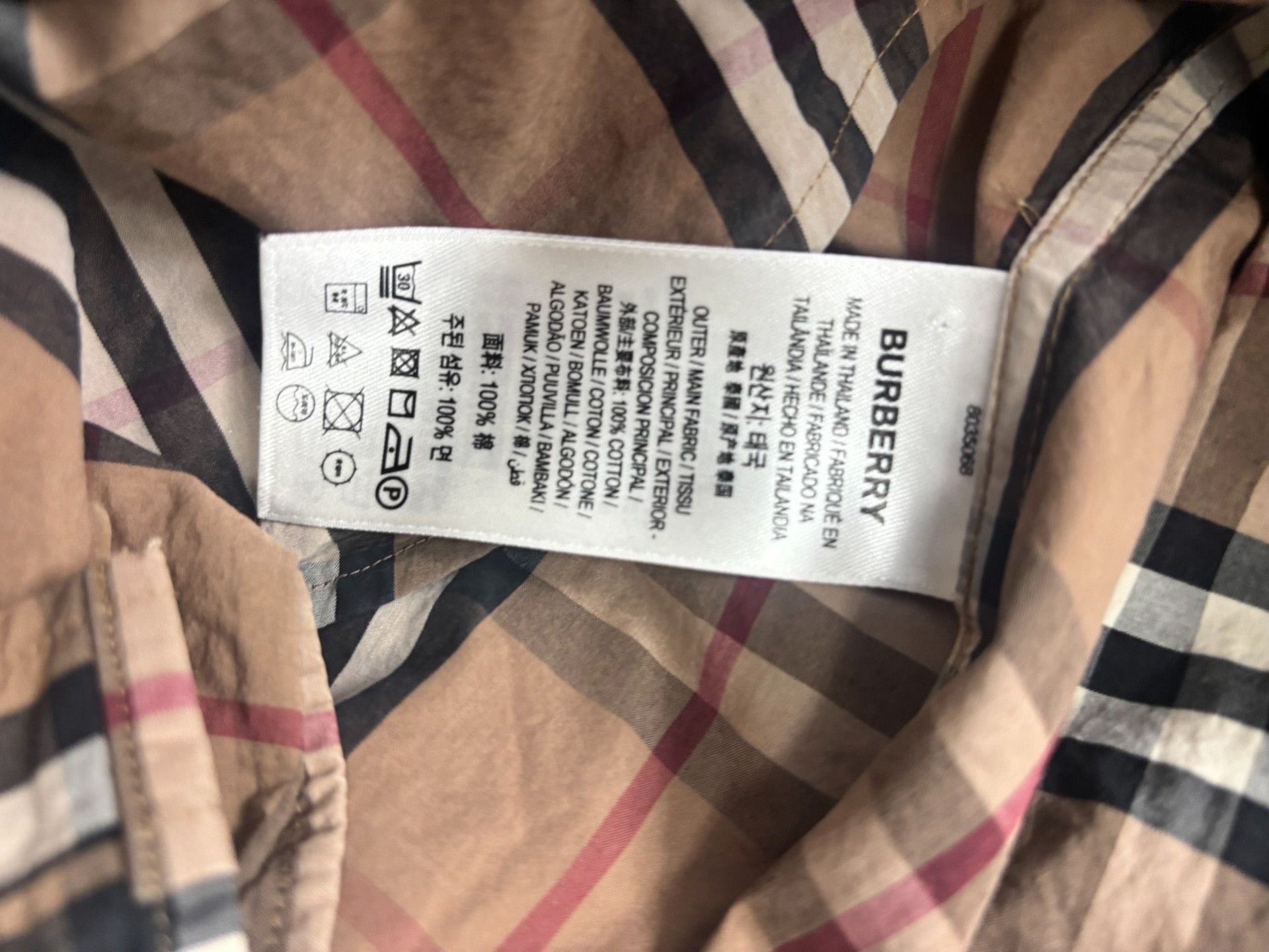 Burberry Burberry Classic Check Cotton Shirt L Size US L / EU 52-54 / 3 - 6 Thumbnail
