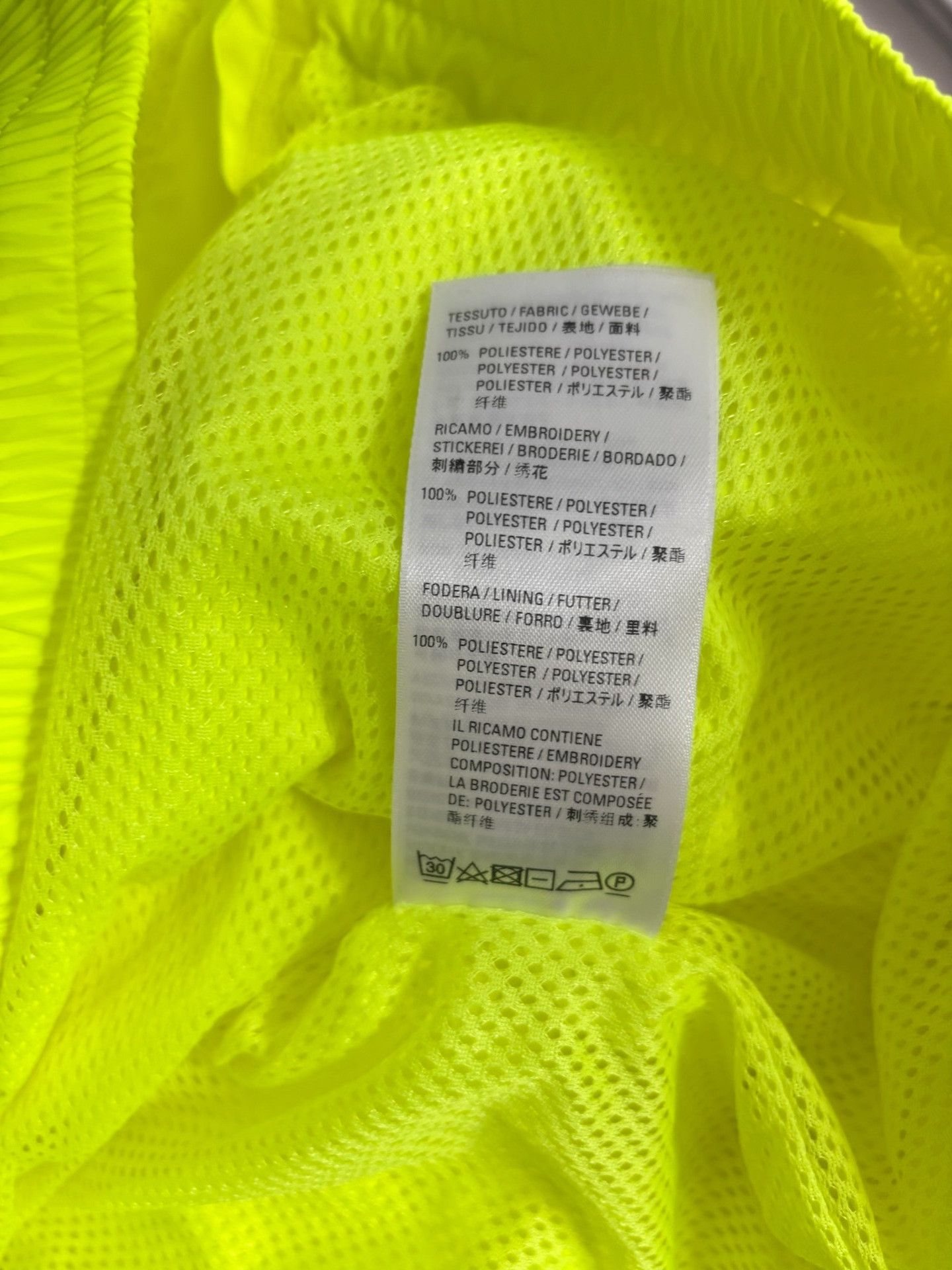 Balenciaga Balenciaga Neon Yellow Zip Jacket 34 Size XS / US 0-2 / IT 36-38 - 6 Thumbnail