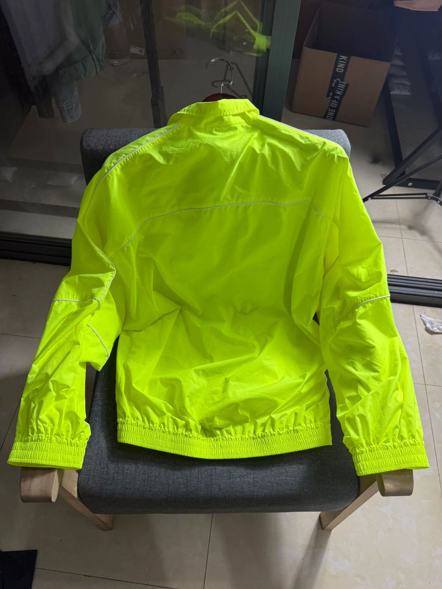 Balenciaga Balenciaga Neon Yellow Zip Track Jacket 34 Size XS / US 0-2 / IT 36-38 - 6 Thumbnail