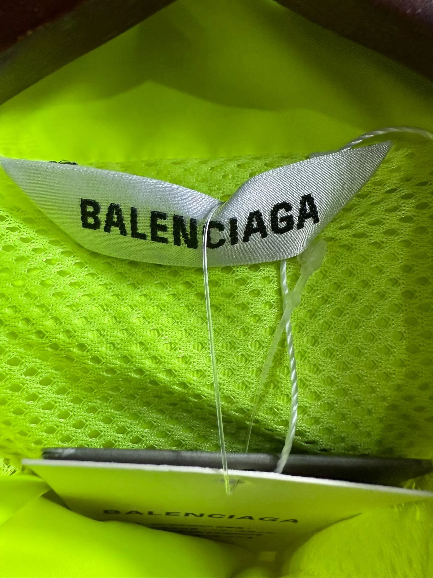 Balenciaga Balenciaga Neon Yellow Zip Track Jacket 34 Size XS / US 0-2 / IT 36-38 - 3 Thumbnail