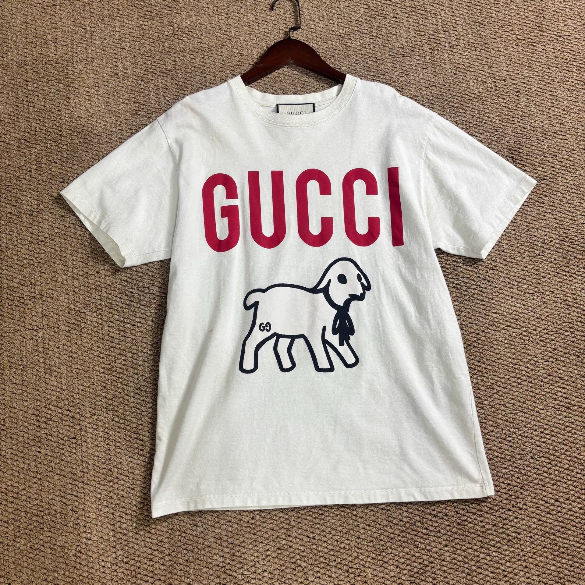 Gucci Gucci Sheep Graphic T-Shirt Size S Size US S / EU 44-46 / 1 - 2 Thumbnail
