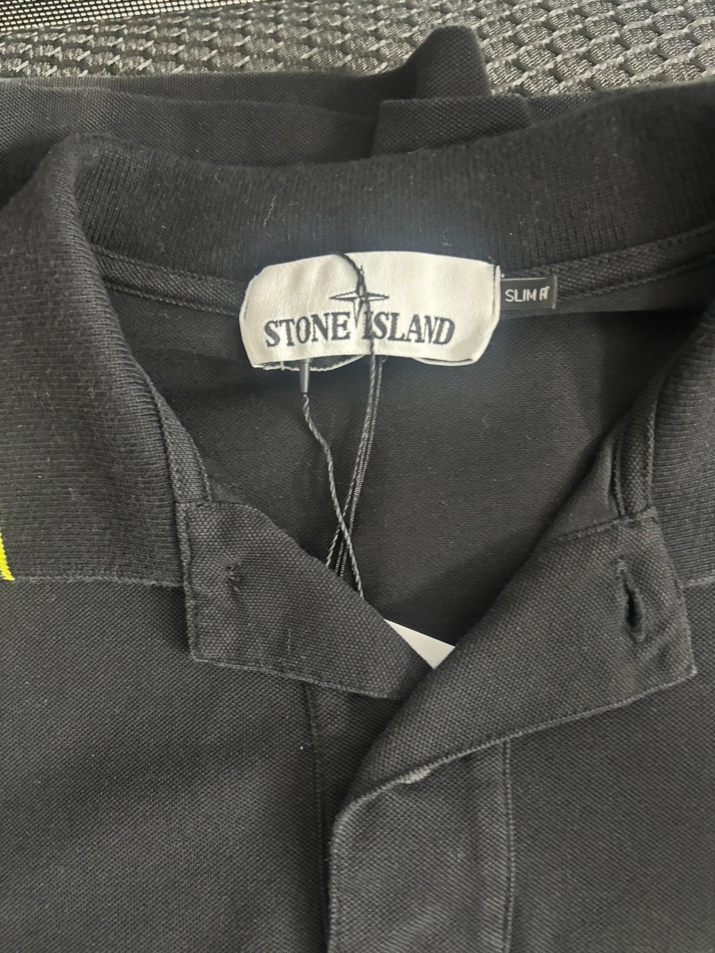 Stone Island Stone Island Slim Fit Compass Patch Polo Black S Size US S / EU 44-46 / 1 - 4 Thumbnail