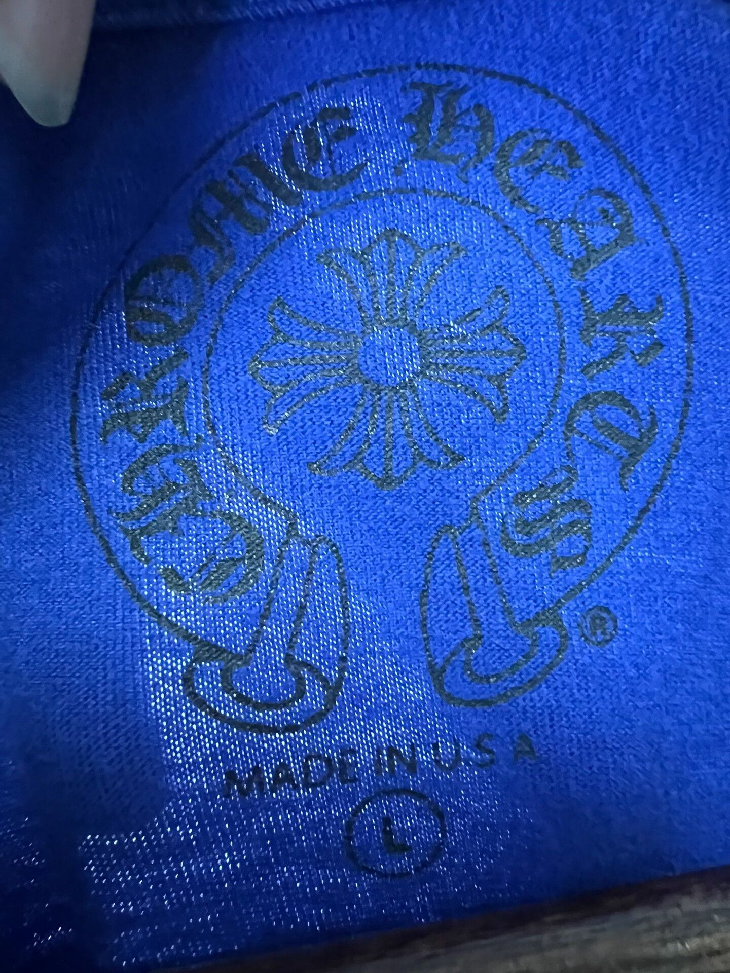 Chrome Hearts Chrome Hearts Blue Star Long Sleeve T-Shirt L Size US L / EU 52-54 / 3 - 4 Thumbnail