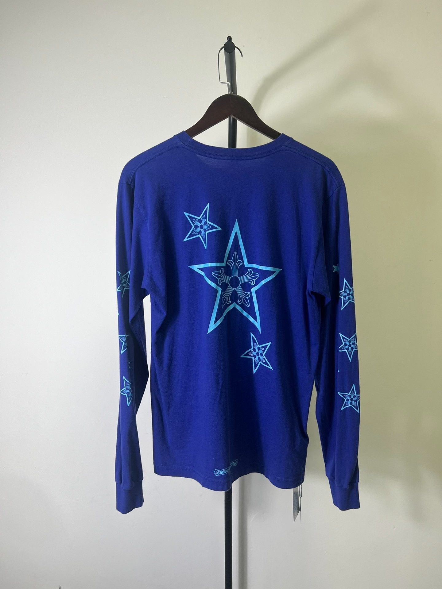 Chrome Hearts Chrome Hearts Blue Star Long Sleeve T-Shirt L Size US L / EU 52-54 / 3 - 3 Thumbnail