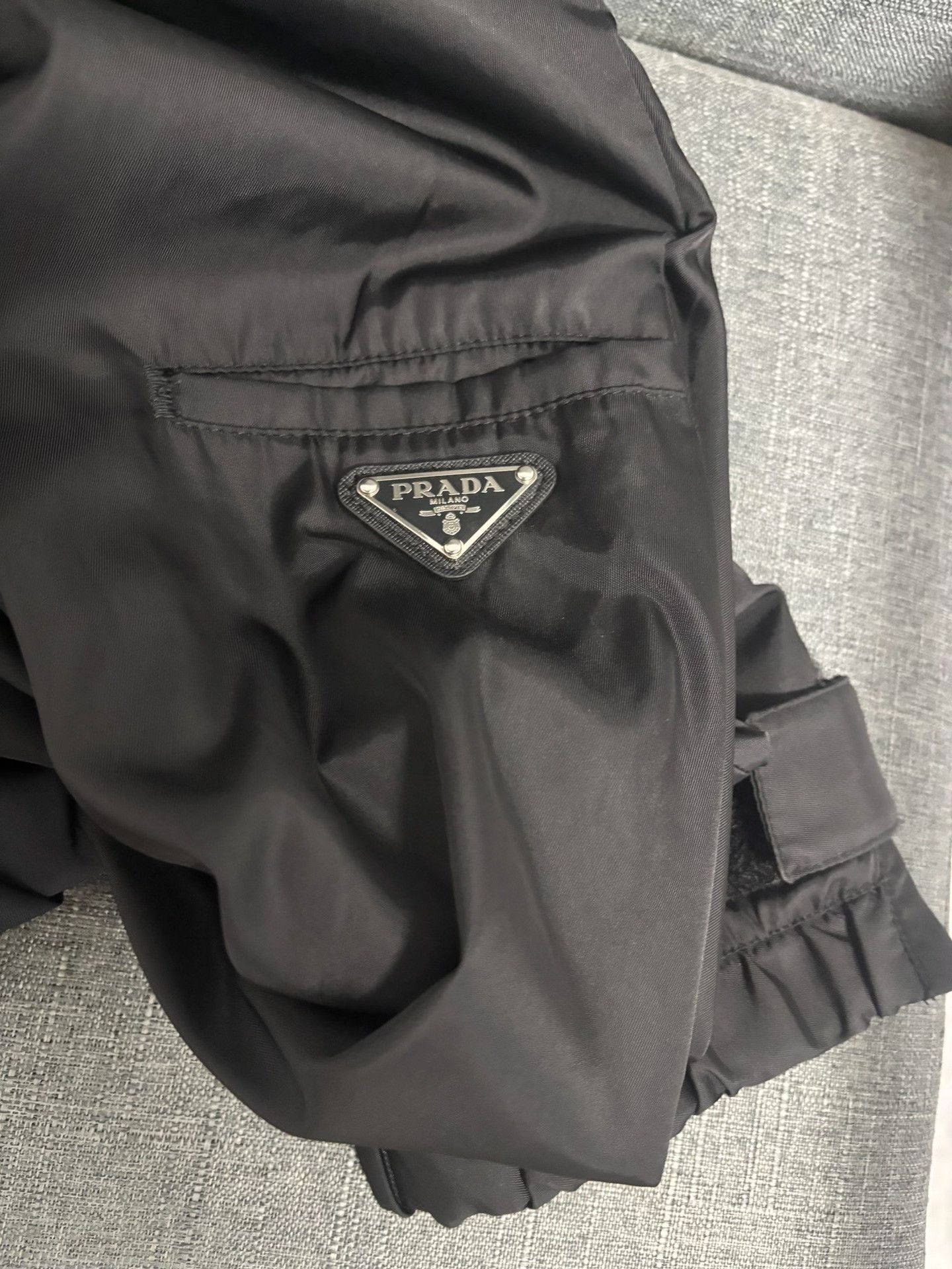 Prada Prada Triangle Logo Nylon Pants Size 28 Size US 28 / EU 44 - 4 Thumbnail