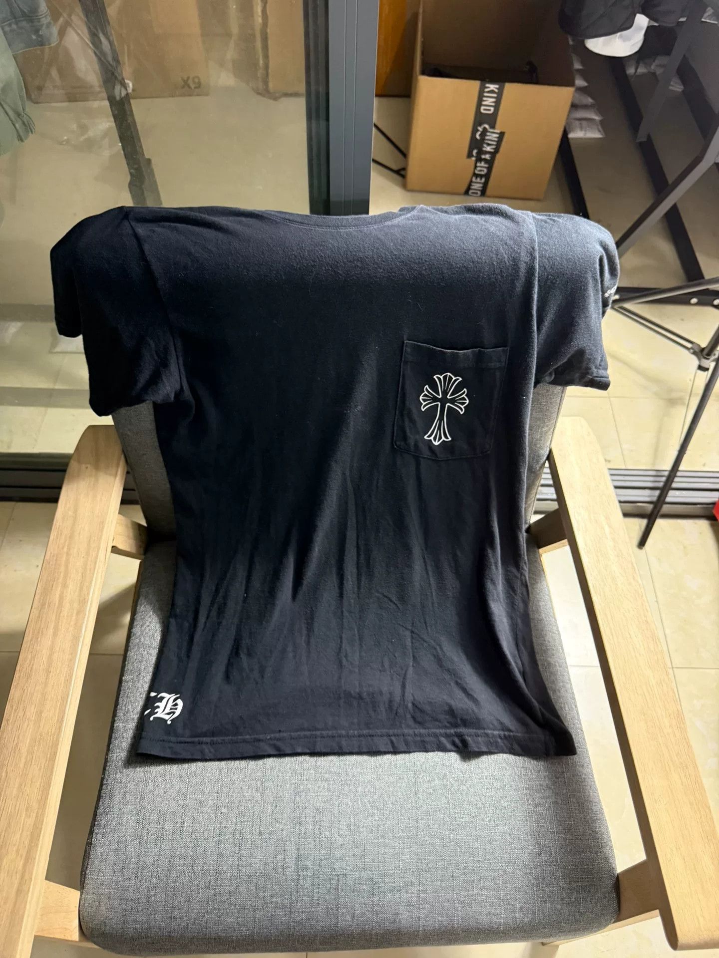 Chrome Hearts Chrome Hearts Cross Logo Pocket T-Shirt US S Size US S / EU 44-46 / 1 - 2 Thumbnail