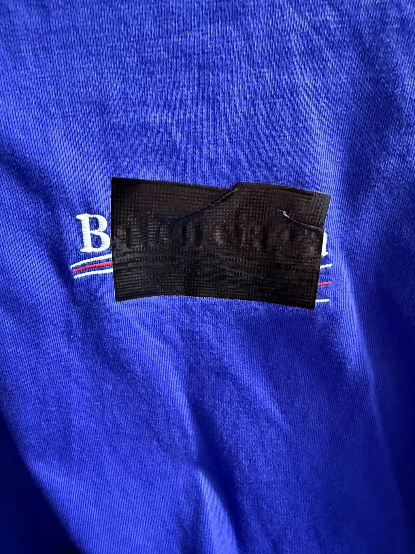Balenciaga Balenciaga Gaffer Tape Logo T-Shirt Size 3 Size US L / EU 52-54 / 3 - 3 Thumbnail