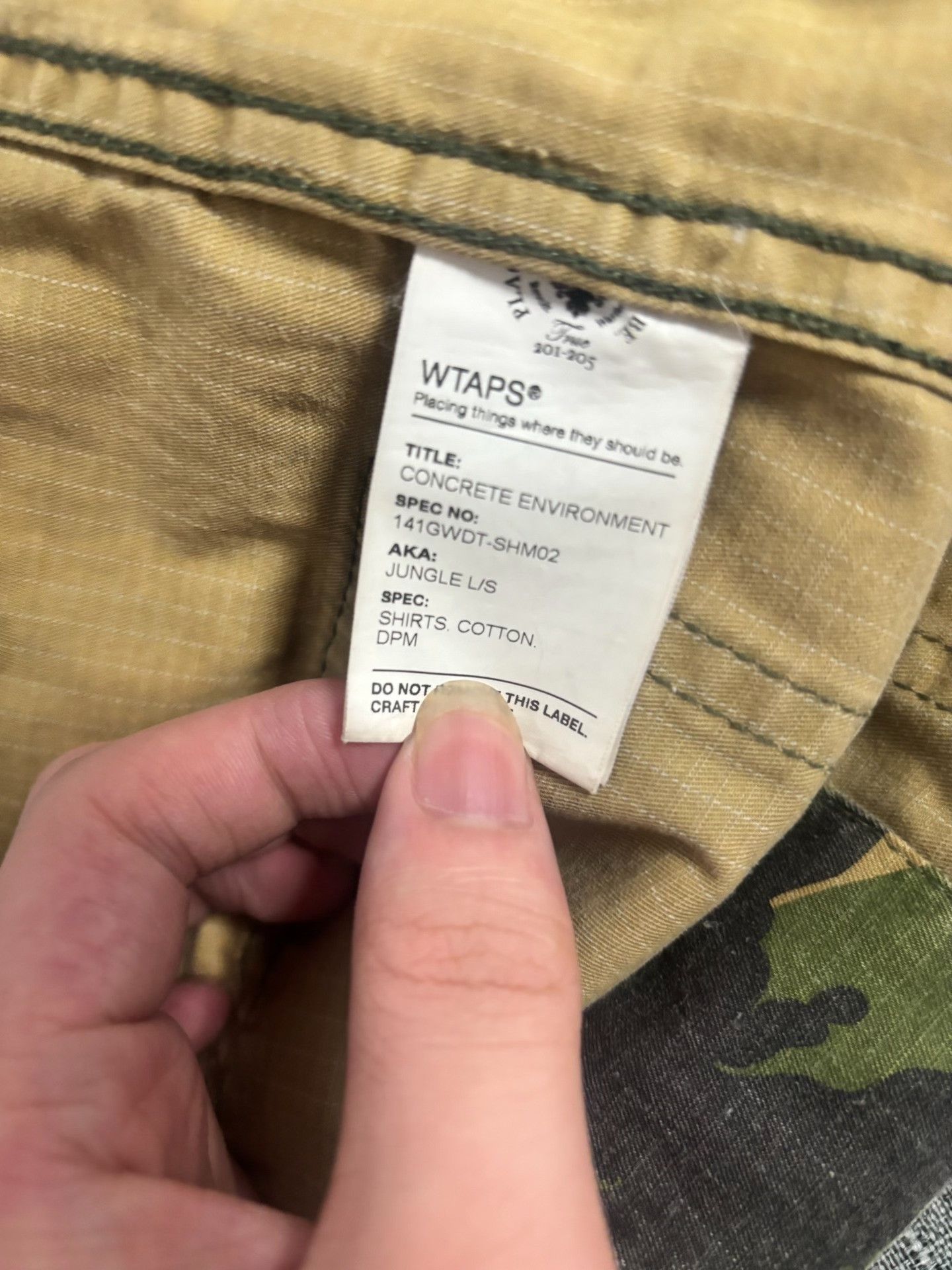 Wtaps WTAPS DPM Camo Jungle L/S Shirt Size 1 Size US S / EU 44-46 / 1 - 5 Thumbnail