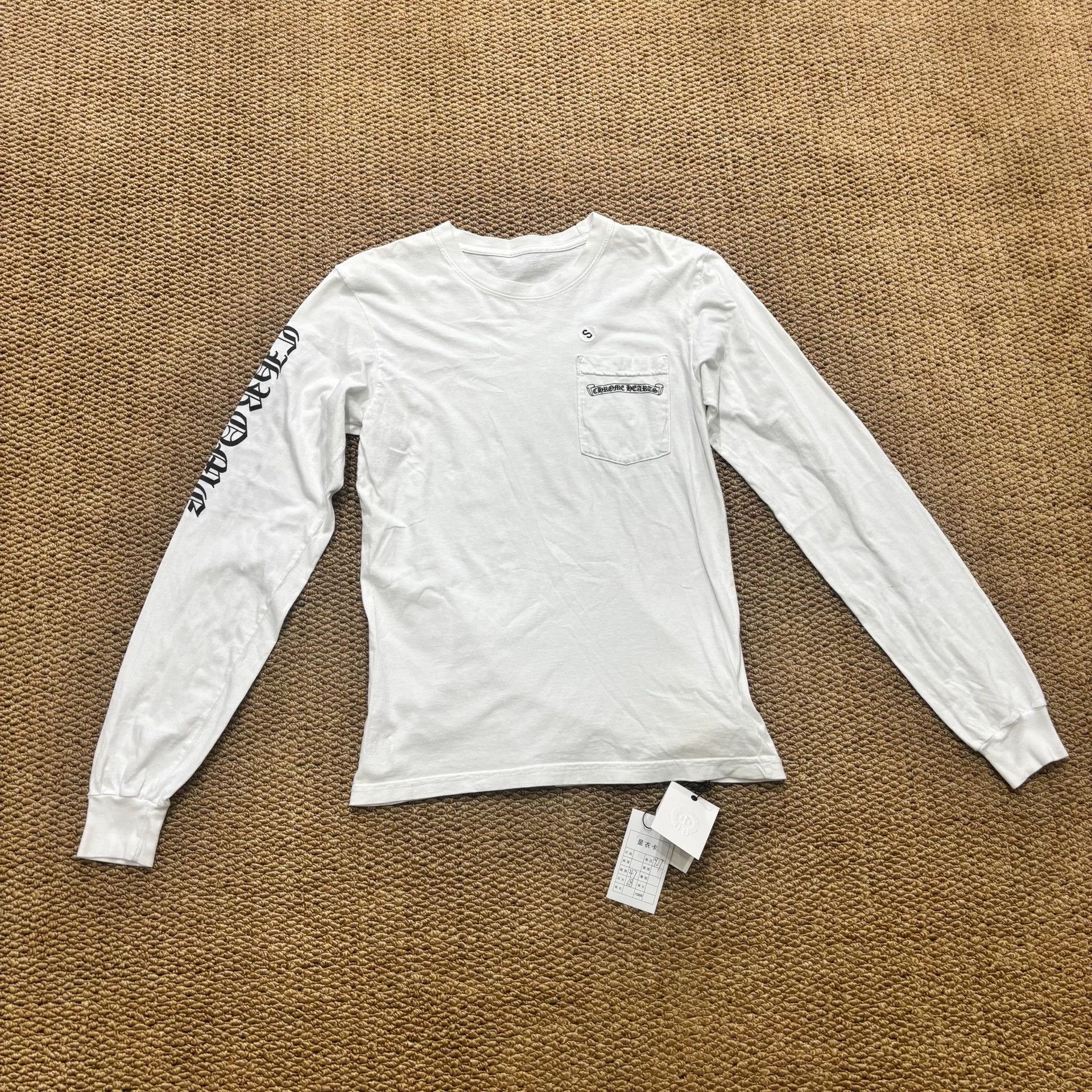 Chrome Hearts Chrome Hearts Scroll Logo Long Sleeve T-Shirt S Size US S / EU 44-46 / 1 - 2 Thumbnail