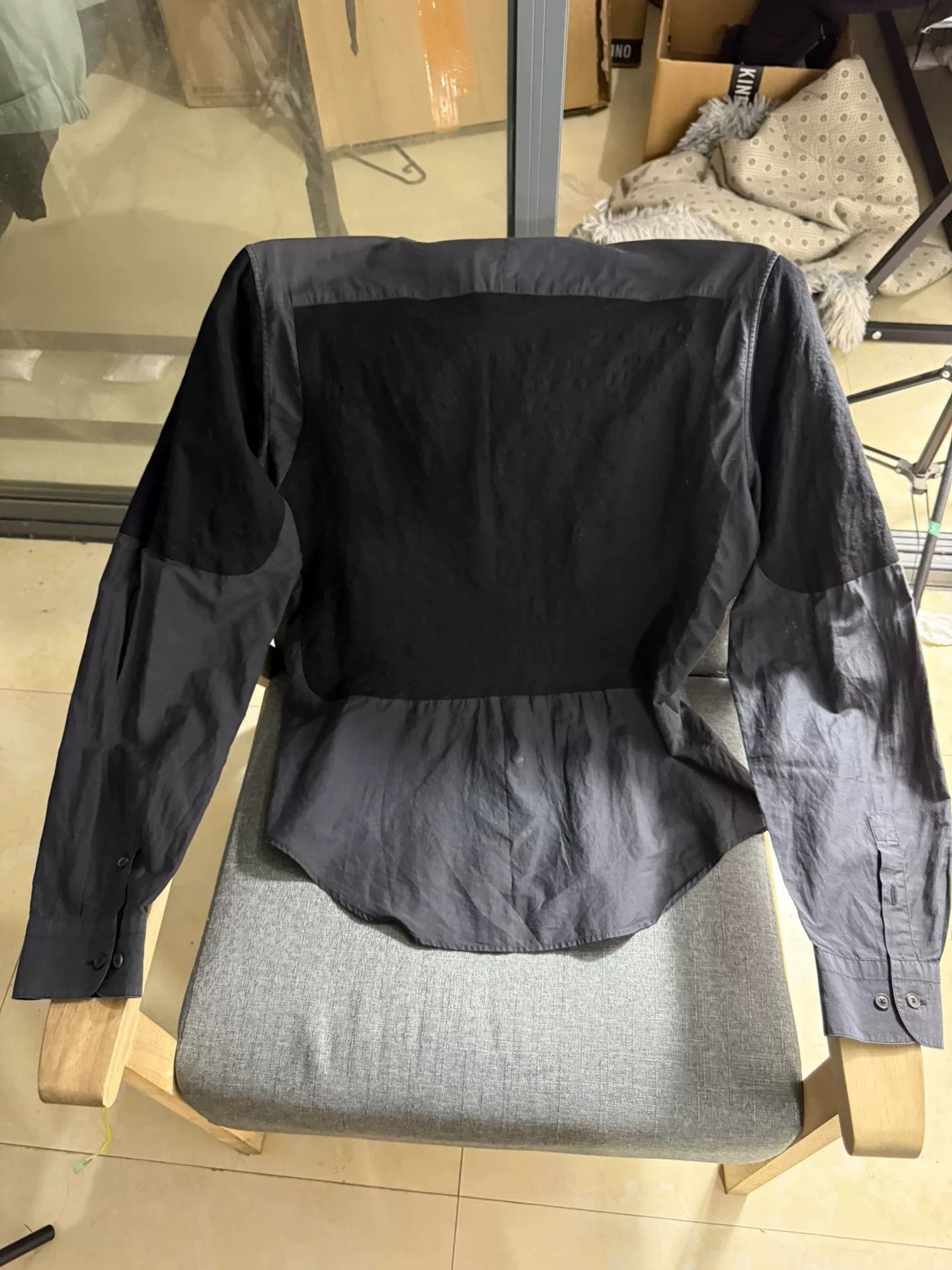 Louis Vuitton Louis Vuitton Silk Blend Panel Shirt Size M Size US M / EU 48-50 / 2 - 5 Thumbnail