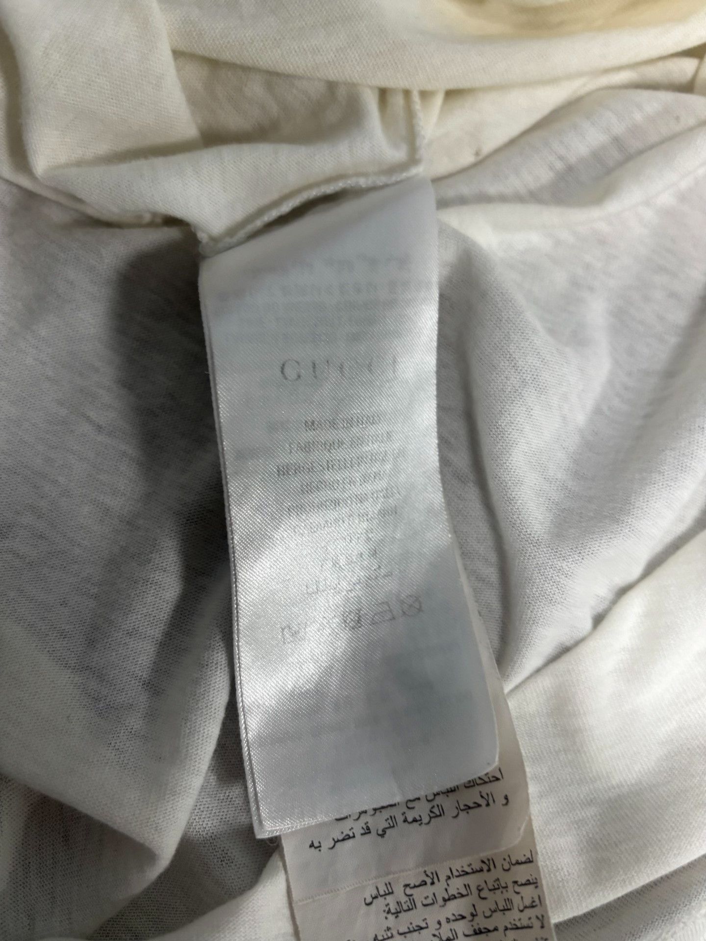 Gucci Gucci Distressed Belt Logo T-Shirt Size S Size US S / EU 44-46 / 1 - 5 Thumbnail