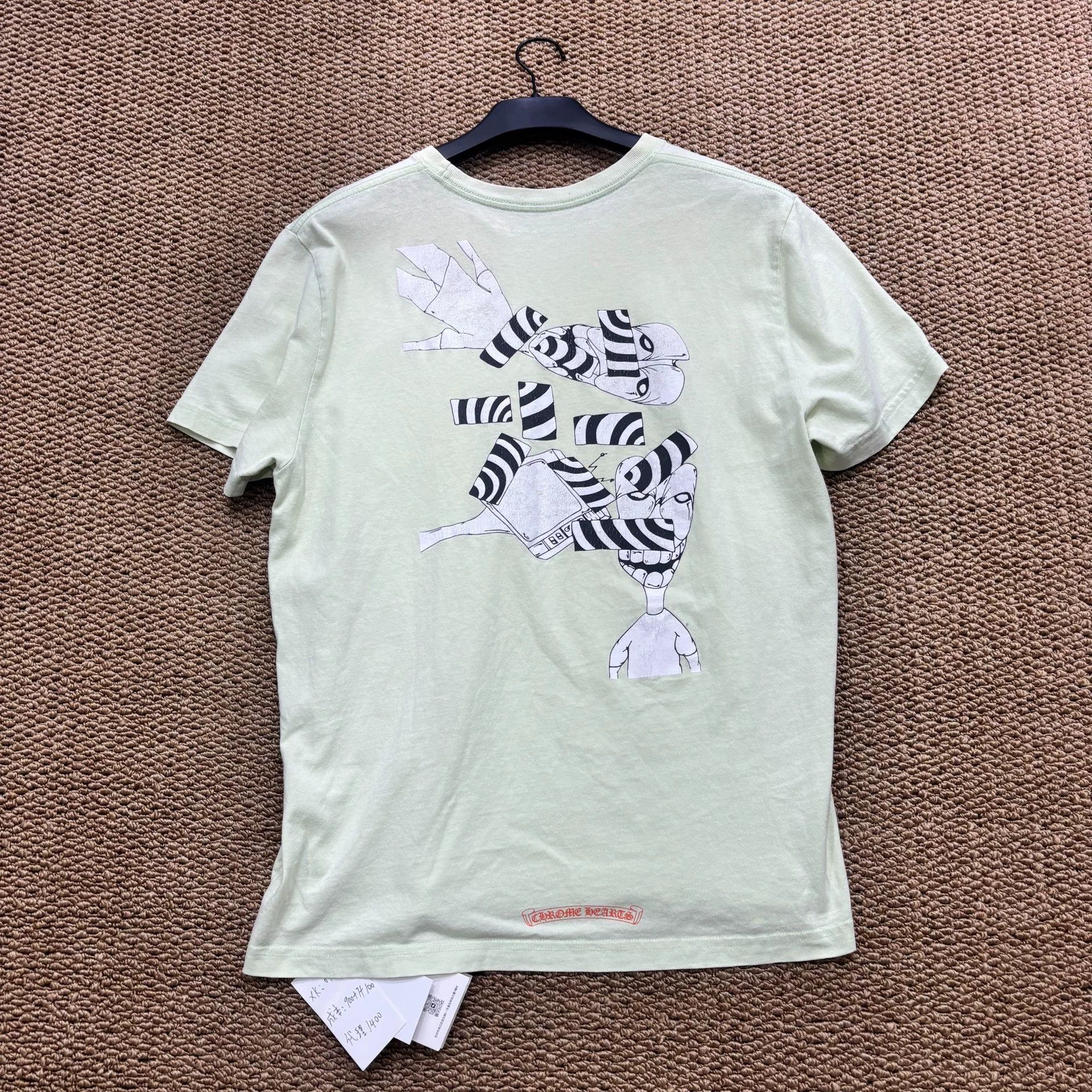 Chrome Hearts Chrome Hearts x Matty Boy Mint Green T-Shirt Size L Size US L / EU 52-54 / 3 - 8 Thumbnail