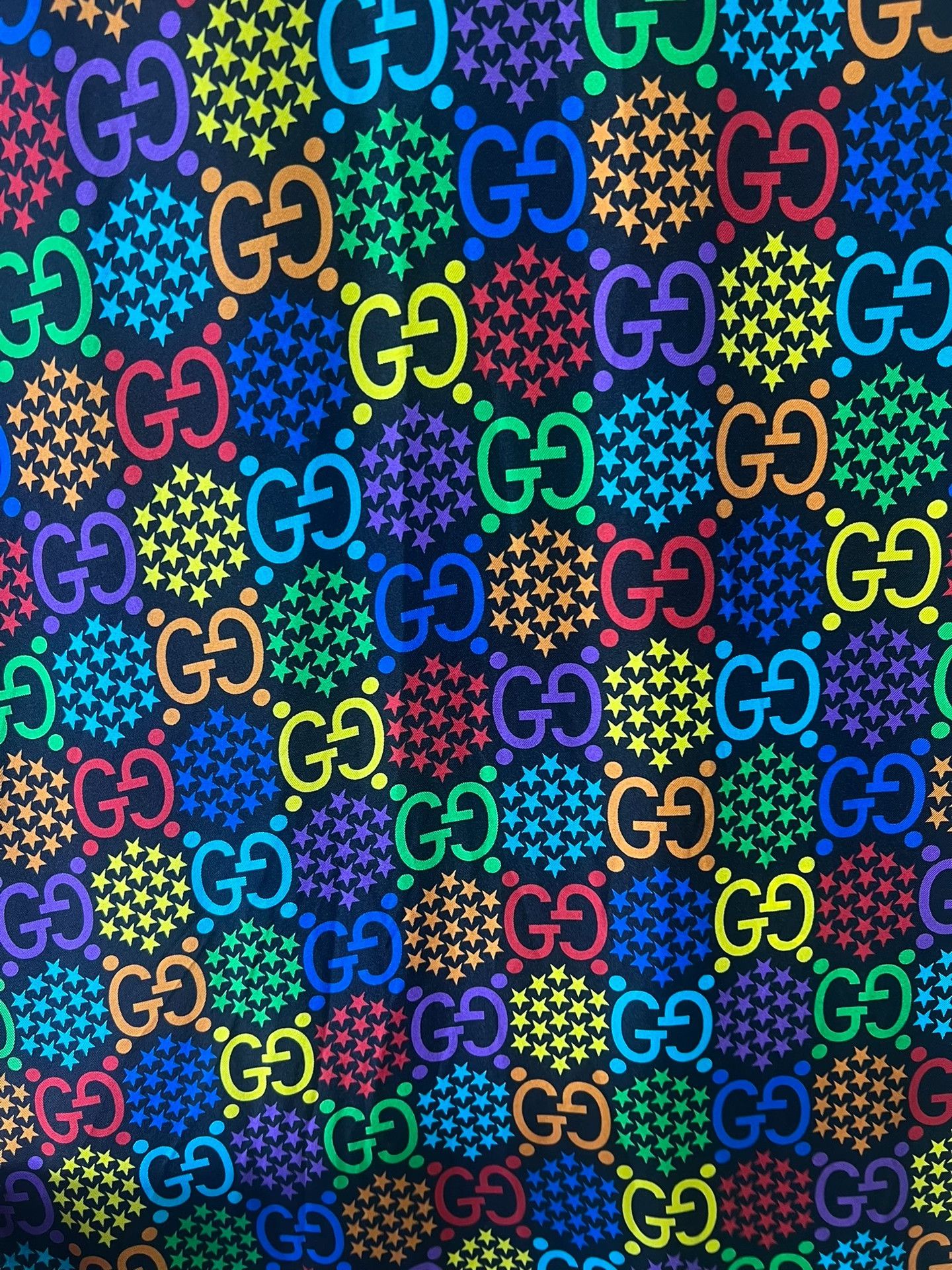 Gucci Gucci Rainbow GG Star Silk Short Sleeve Shirt EU 48 Size US M / EU 48-50 / 2 - 6 Thumbnail