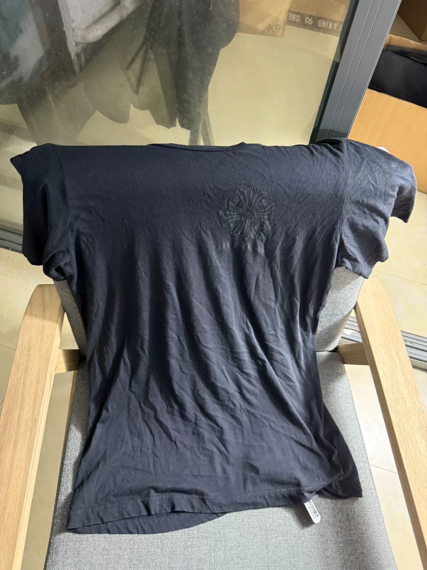 Chrome Hearts Chrome Hearts Tonal Black Floral T-Shirt S Size US S / EU 44-46 / 1 - 2 Thumbnail