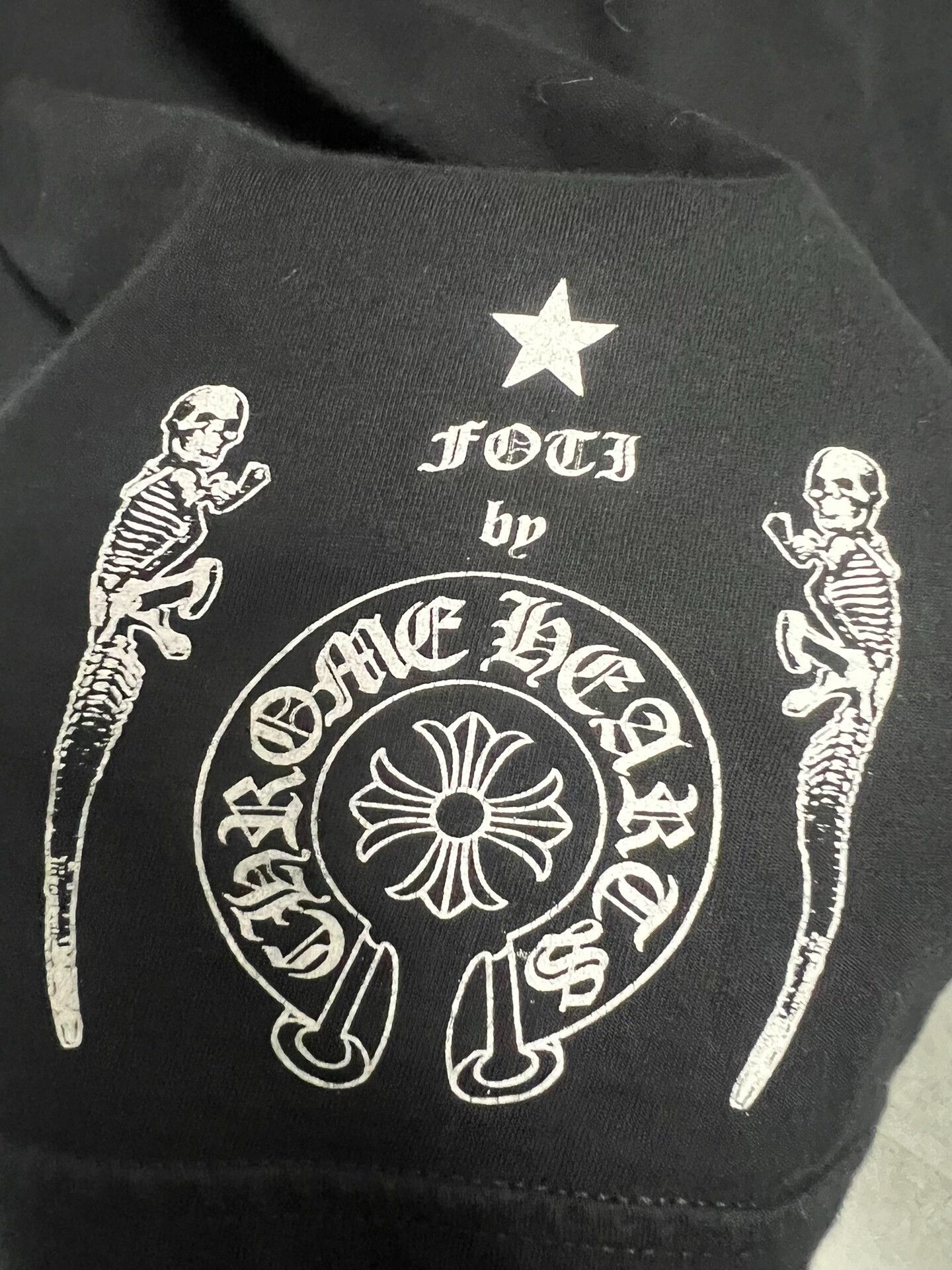 Chrome Hearts Chrome Hearts Foti Skeleton Graphic T-Shirt US S Size US S / EU 44-46 / 1 - 4 Thumbnail