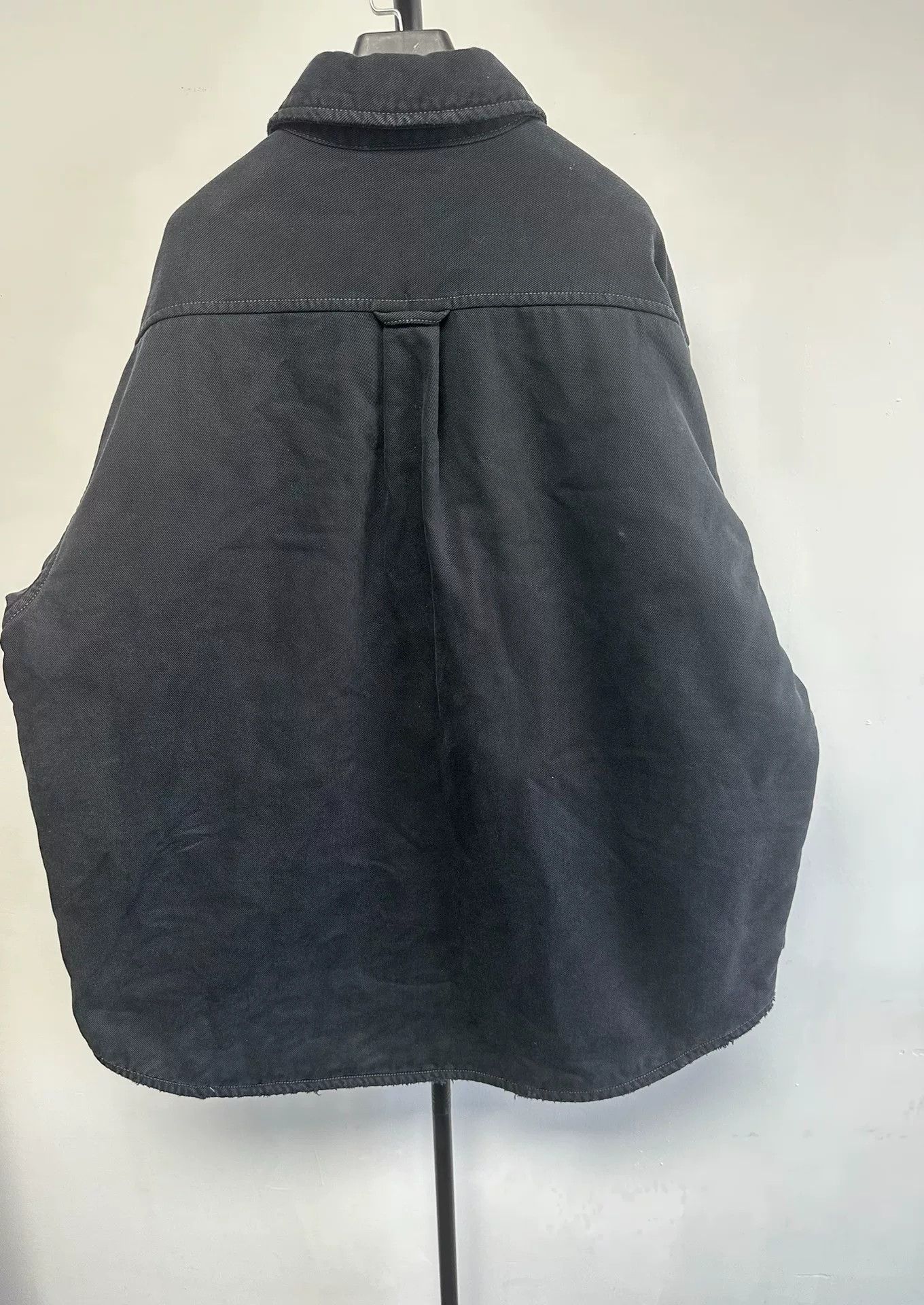 Balenciaga Balenciaga Black Cotton Button Up Shirt XS Size US XS / EU 42 / 0 - 3 Thumbnail