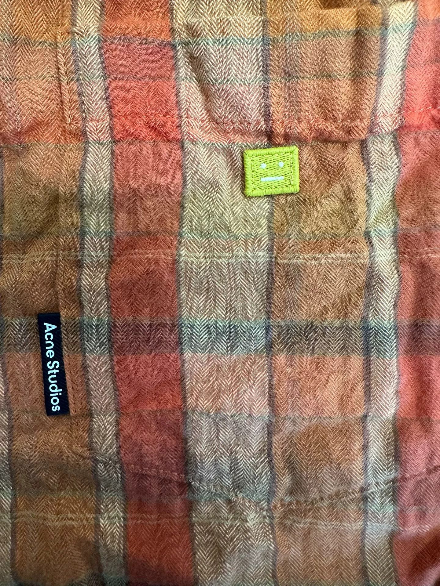 Acne Studios Acne Studios Plaid Long Sleeve Shirt Size M Size US M / EU 48-50 / 2 - 4 Thumbnail