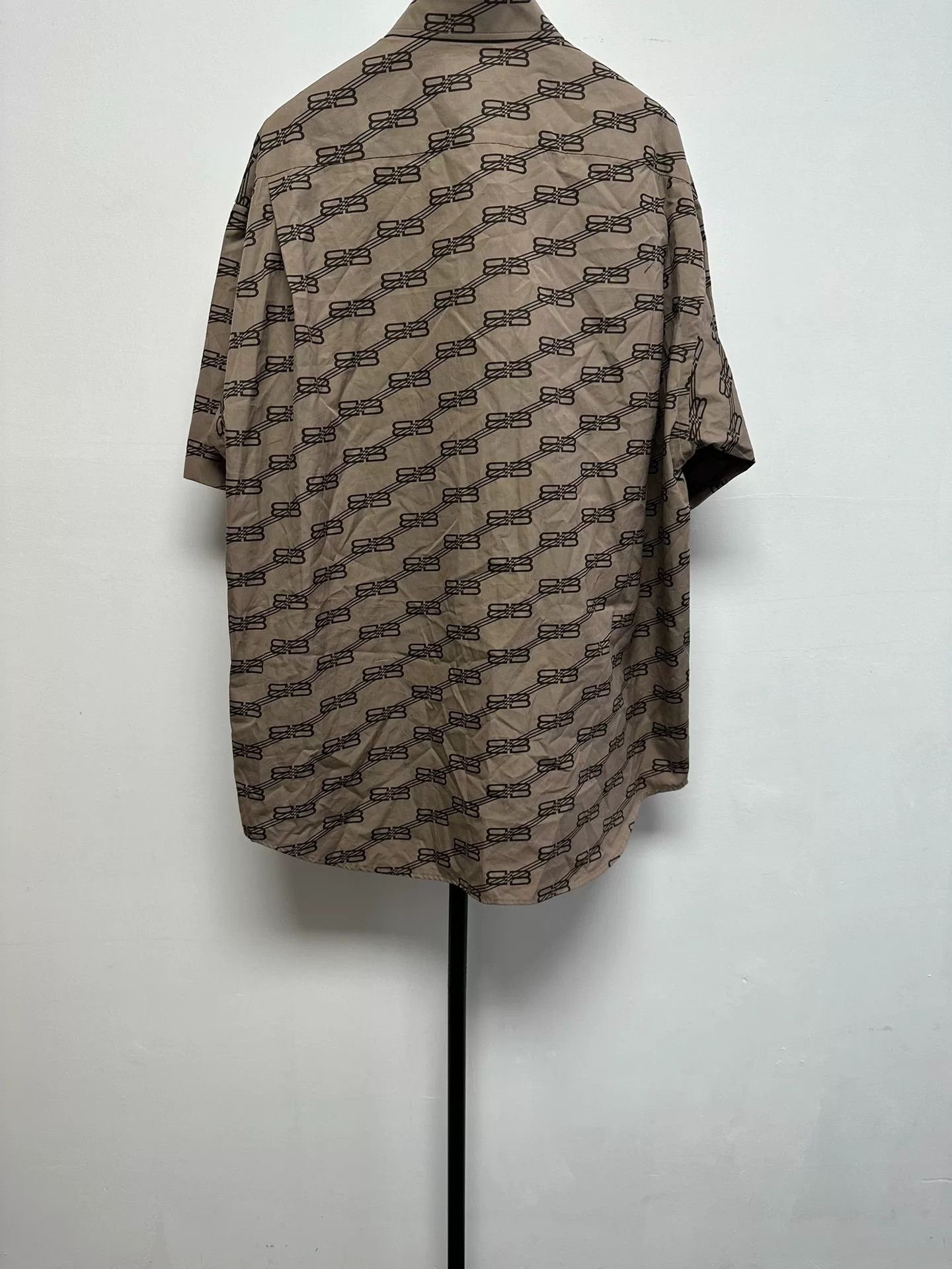 Balenciaga Balenciaga Logo Print Short Sleeve Shirt 36 Size US S / EU 44-46 / 1 - 3 Thumbnail
