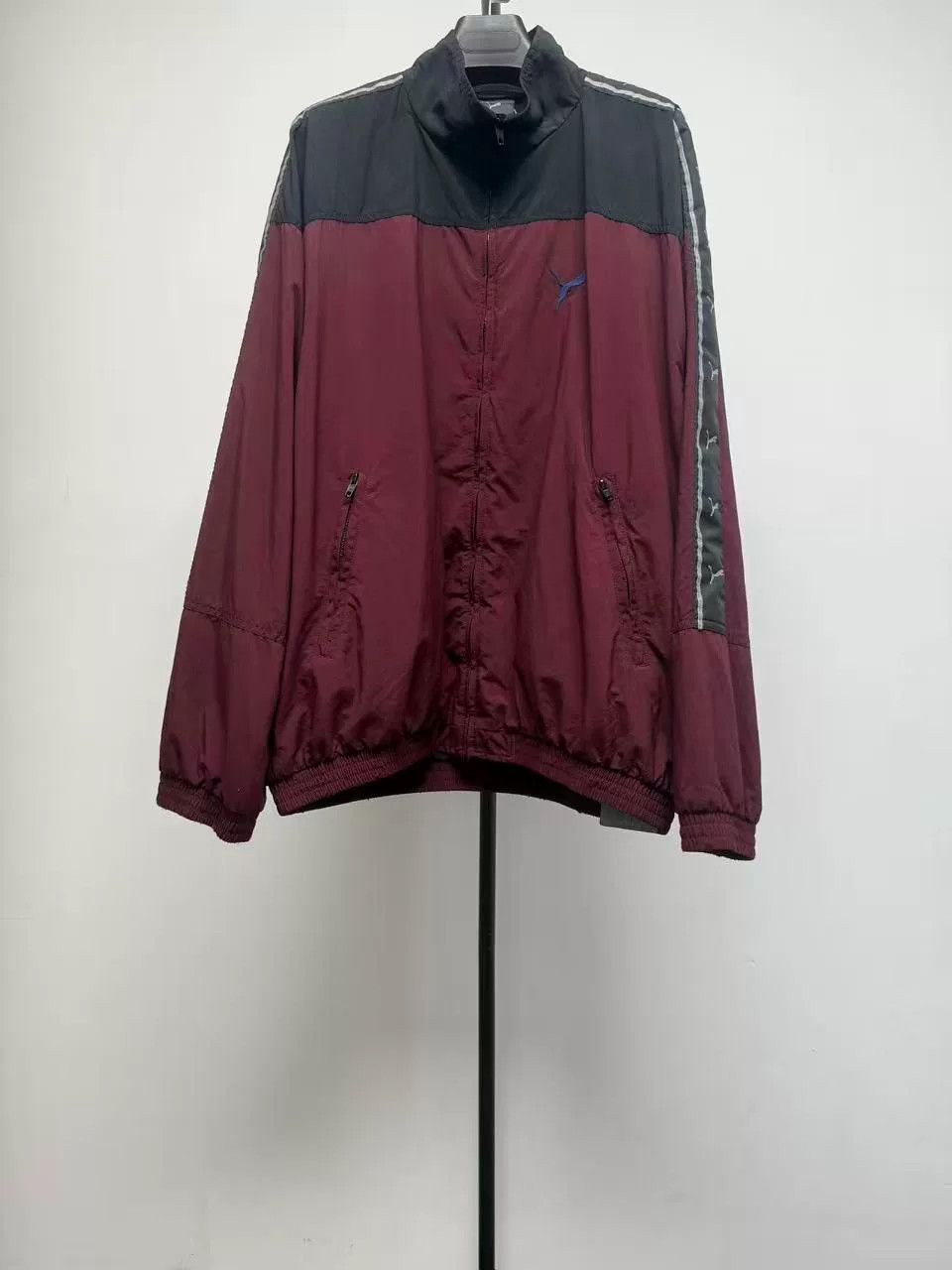 Balenciaga × Puma Balenciaga x Puma Burgundy Track Jacket Size L Size US L / EU 52-54 / 3 - 2 Thumbnail