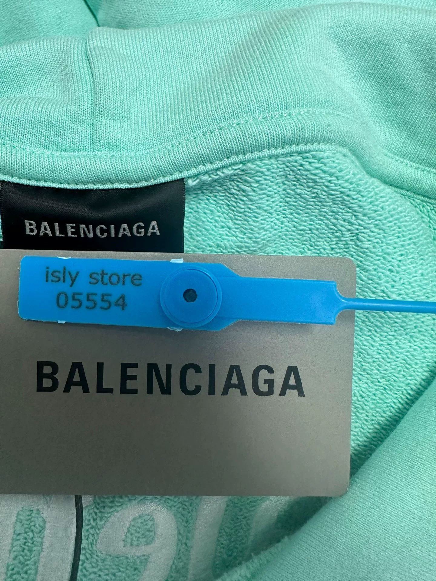 Balenciaga Balenciaga Mint Logo Graphic Hoodie Size S Size US S / EU 44-46 / 1 - 5 Thumbnail