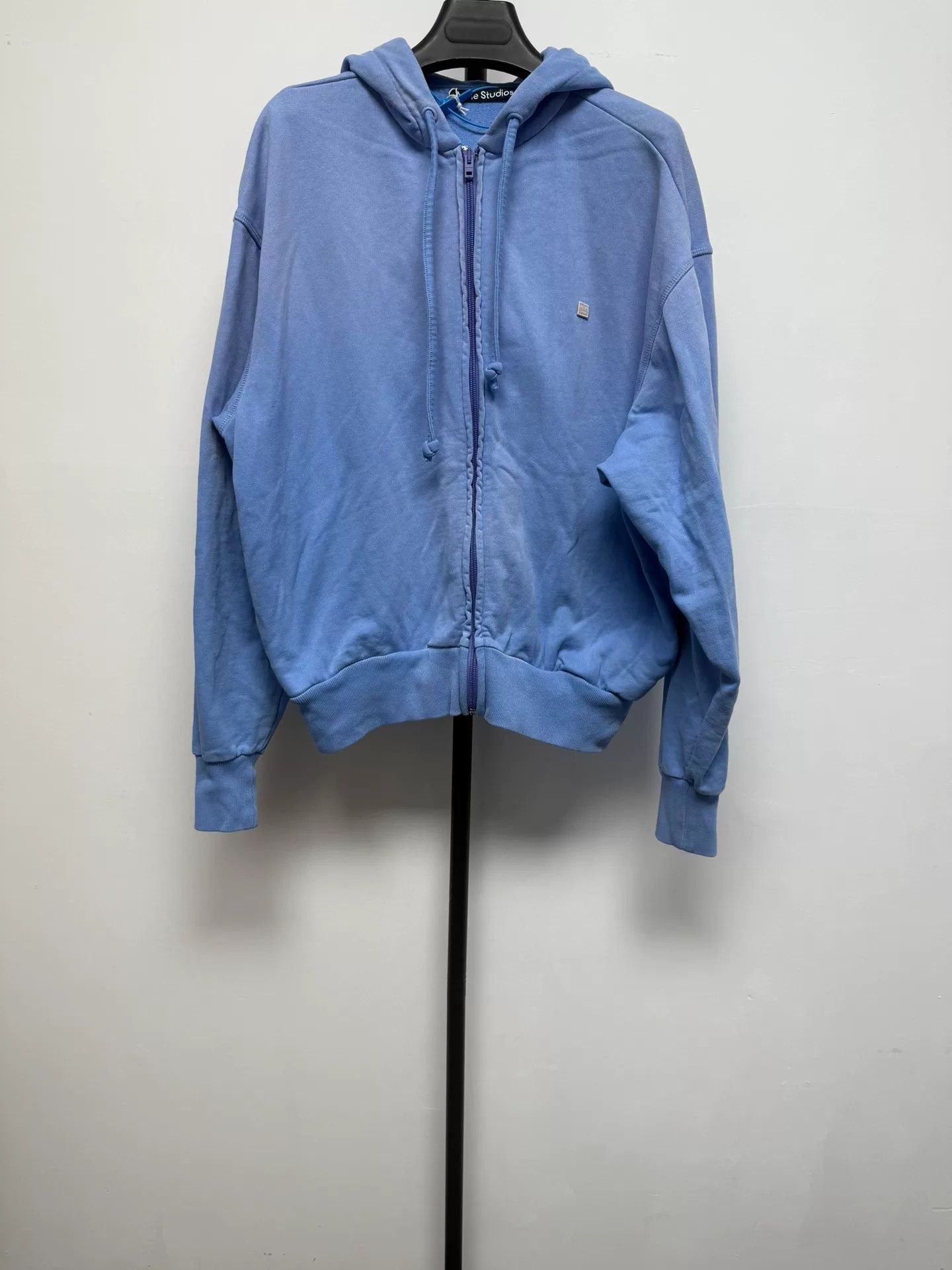 Acne Studios Acne Studios Face Logo Zip Hoodie XXS Size US XXS / EU 40 - 2 Thumbnail